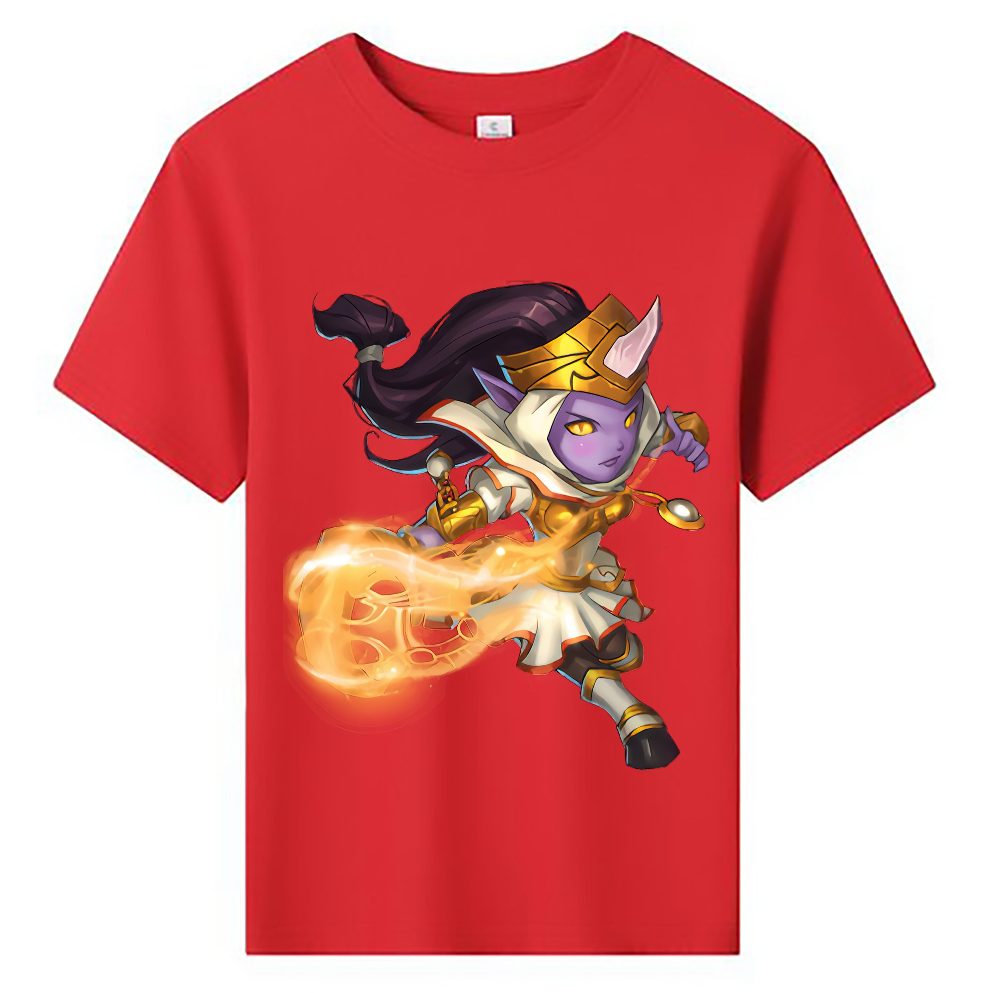 （画像用） リーグ・オブ・レジェンド League of Legends LOL 綿100％キッズTシャツ（フロントプリント）