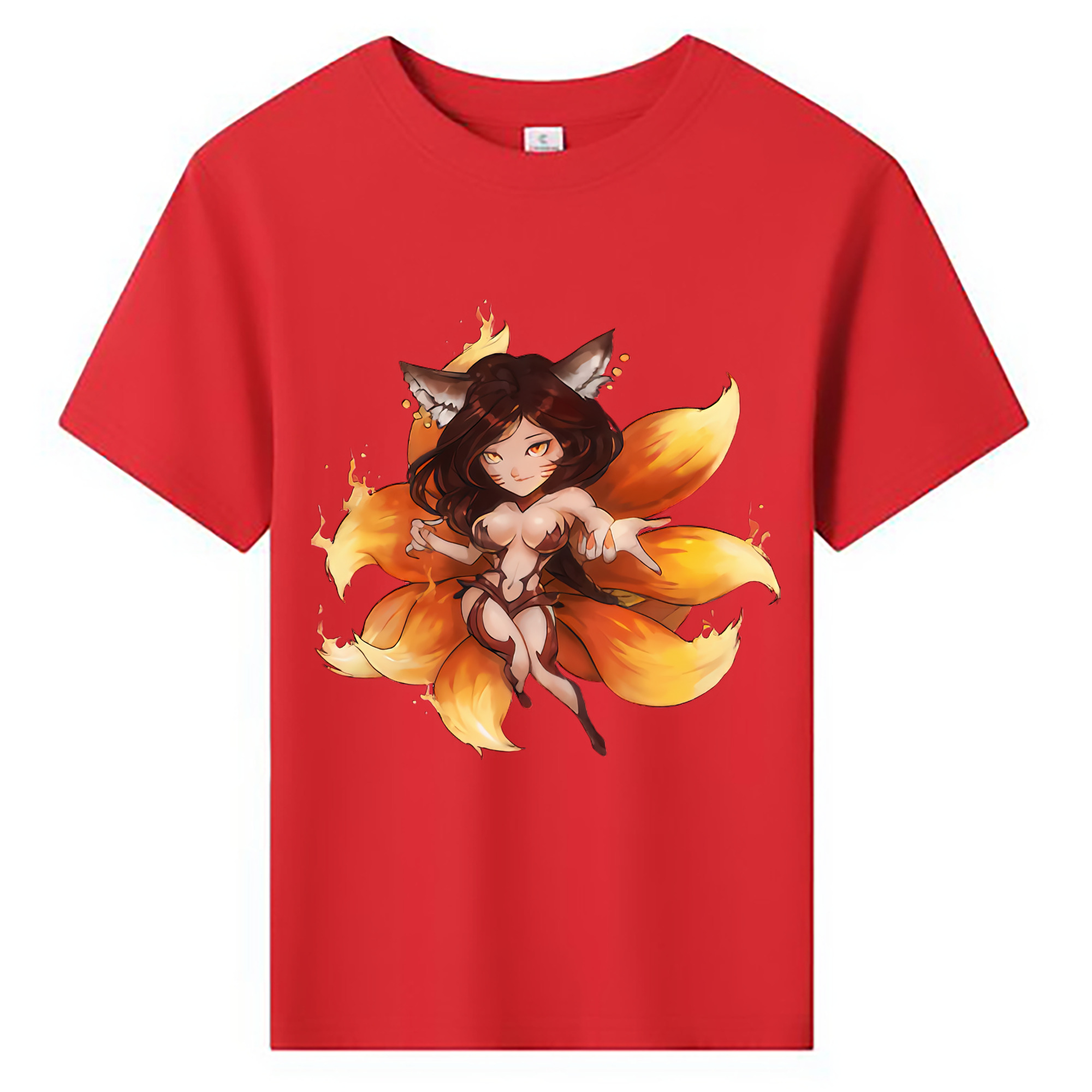 （画像用） リーグ・オブ・レジェンド League of Legends LOL 綿100％キッズTシャツ（フロントプリント）