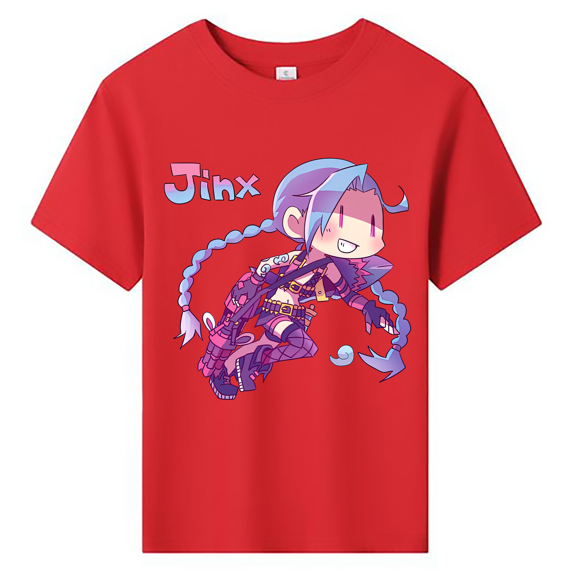 （画像用） リーグ・オブ・レジェンド League of Legends LOL 綿100％キッズTシャツ（フロントプリント）