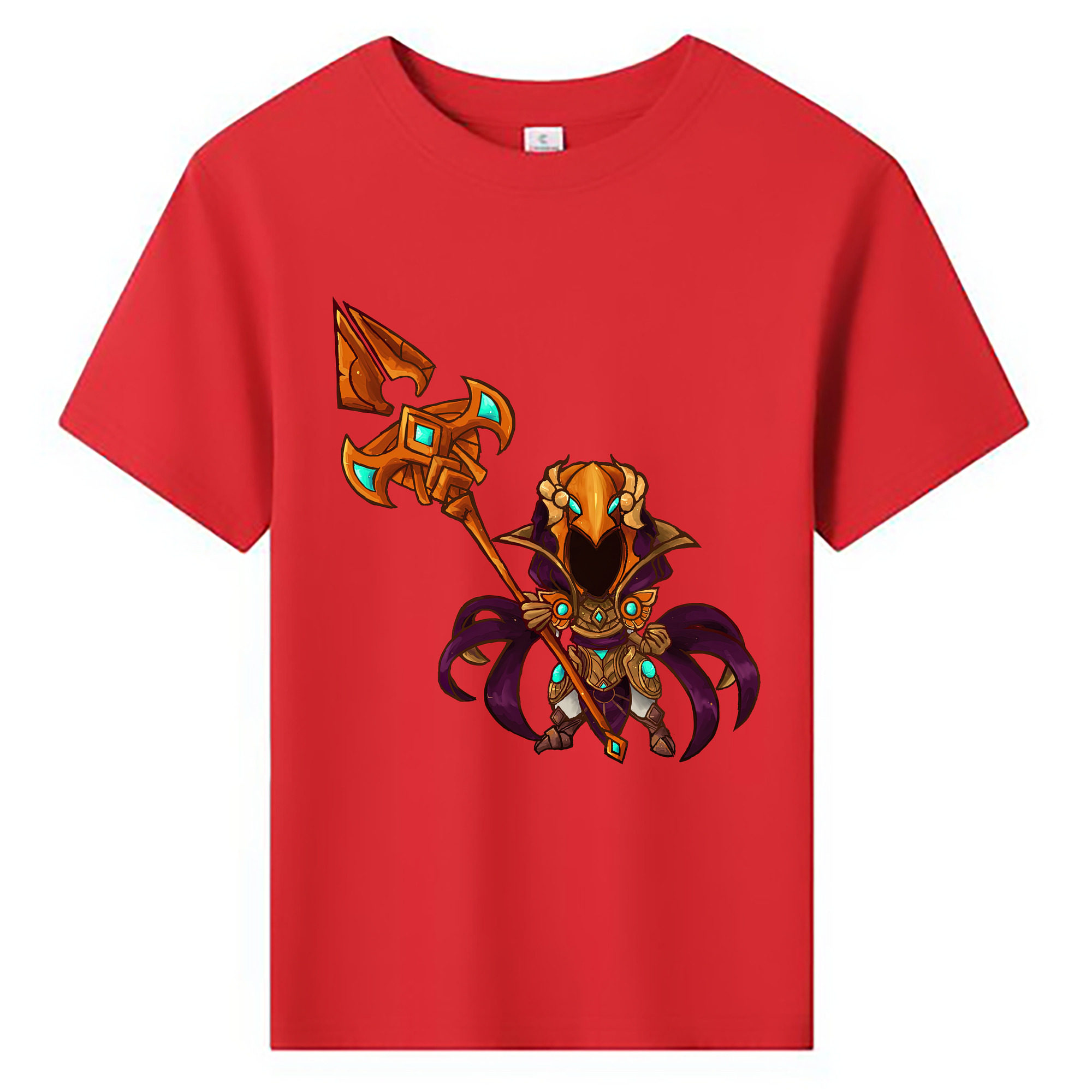 （画像用） リーグ・オブ・レジェンド League of Legends LOL 綿100％キッズTシャツ（フロントプリント）