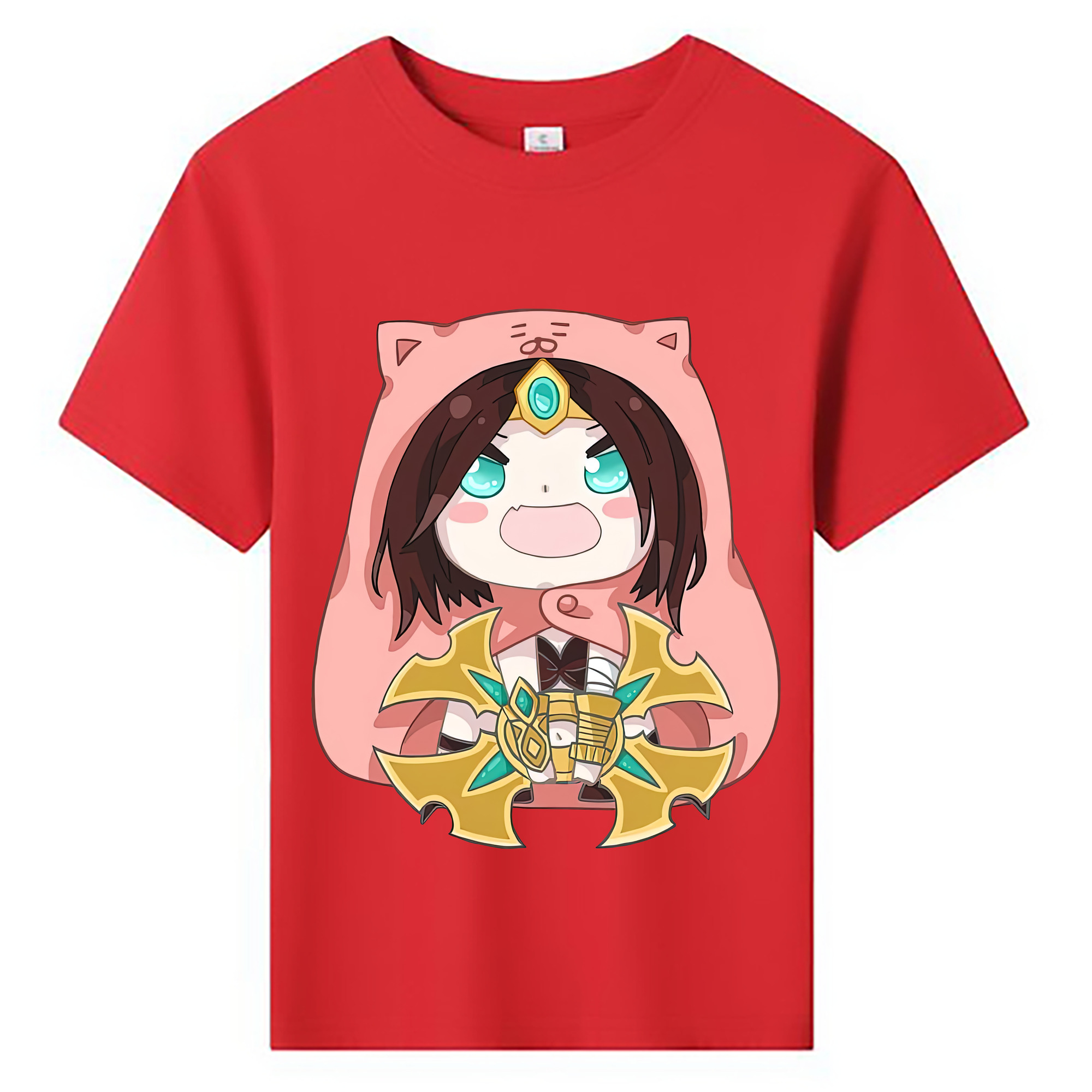 （画像用） リーグ・オブ・レジェンド League of Legends LOL 綿100％キッズTシャツ（フロントプリント）