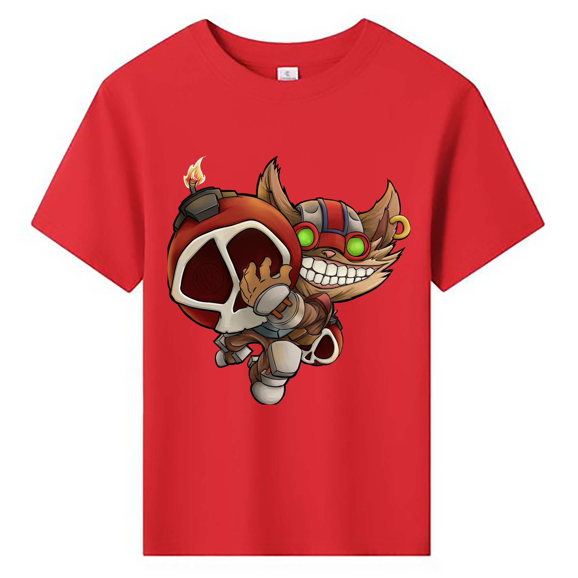 （画像用） リーグ・オブ・レジェンド League of Legends LOL 綿100％キッズTシャツ（フロントプリント）