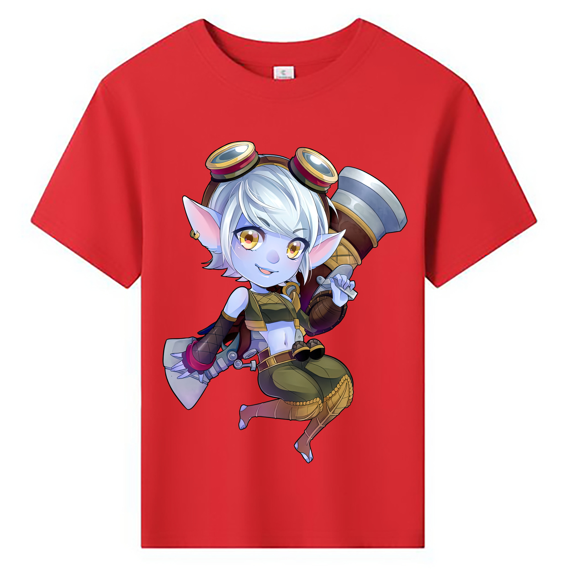 （画像用） リーグ・オブ・レジェンド League of Legends LOL 綿100％キッズTシャツ（フロントプリント）
