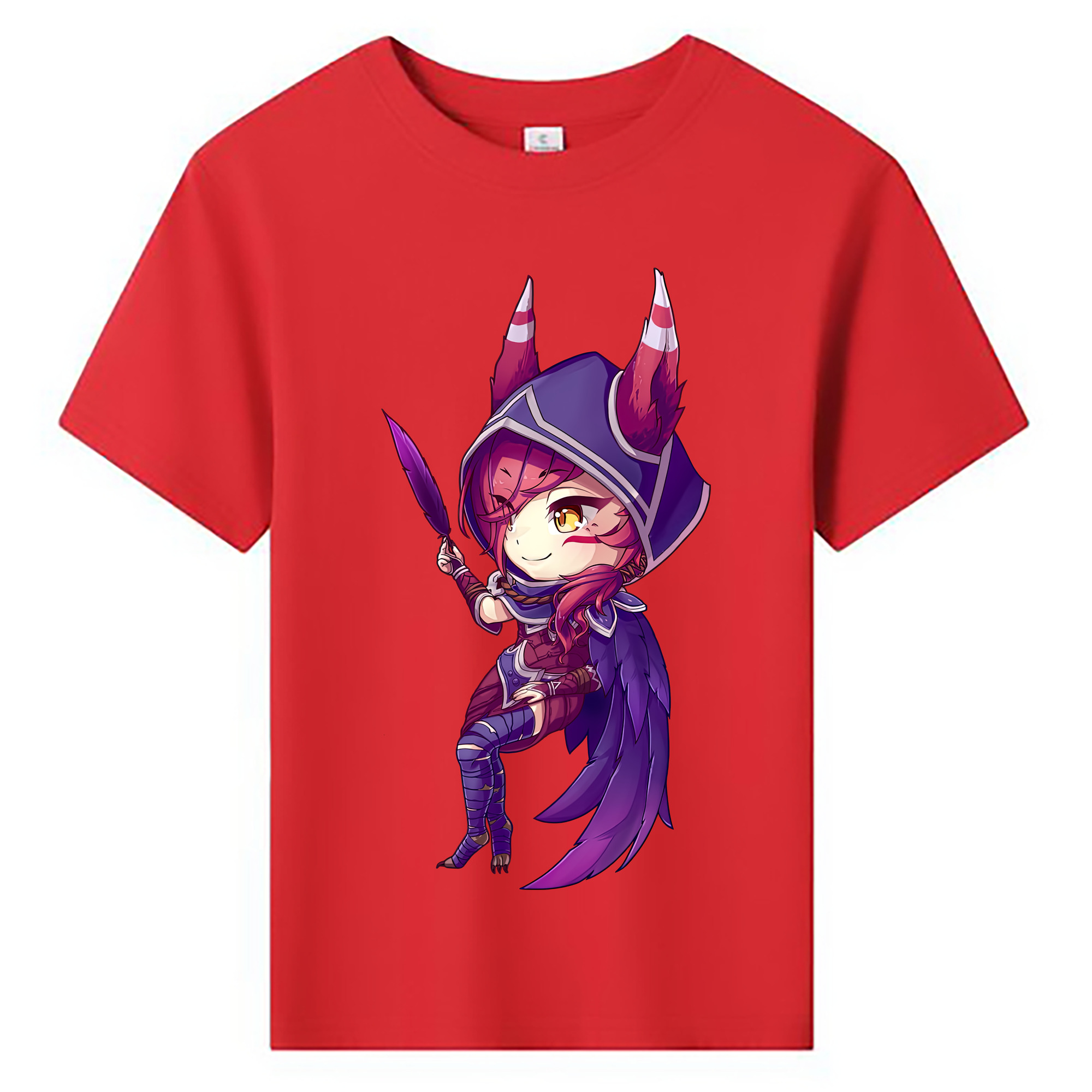 （画像用） リーグ・オブ・レジェンド League of Legends LOL 綿100％キッズTシャツ（フロントプリント）