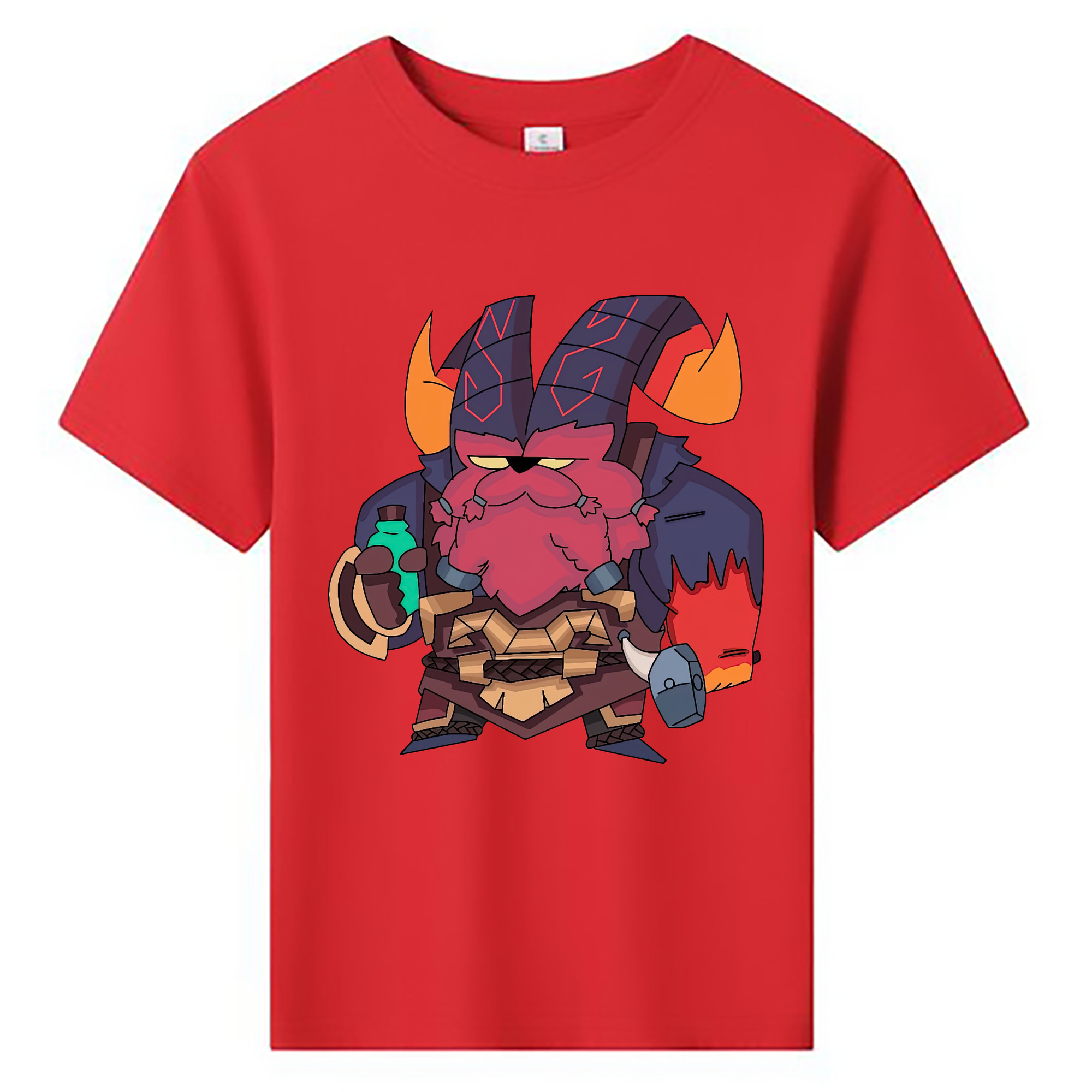 （画像用） リーグ・オブ・レジェンド League of Legends LOL 綿100％キッズTシャツ（フロントプリント）
