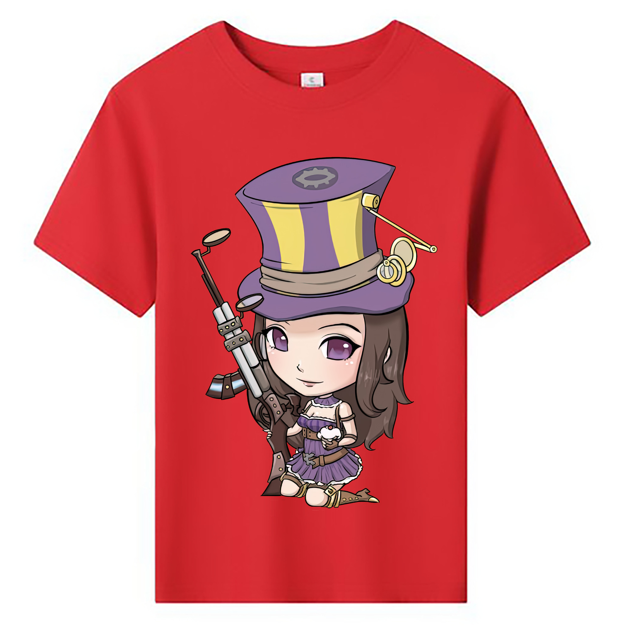 （画像用） リーグ・オブ・レジェンド League of Legends LOL 綿100％キッズTシャツ（フロントプリント）