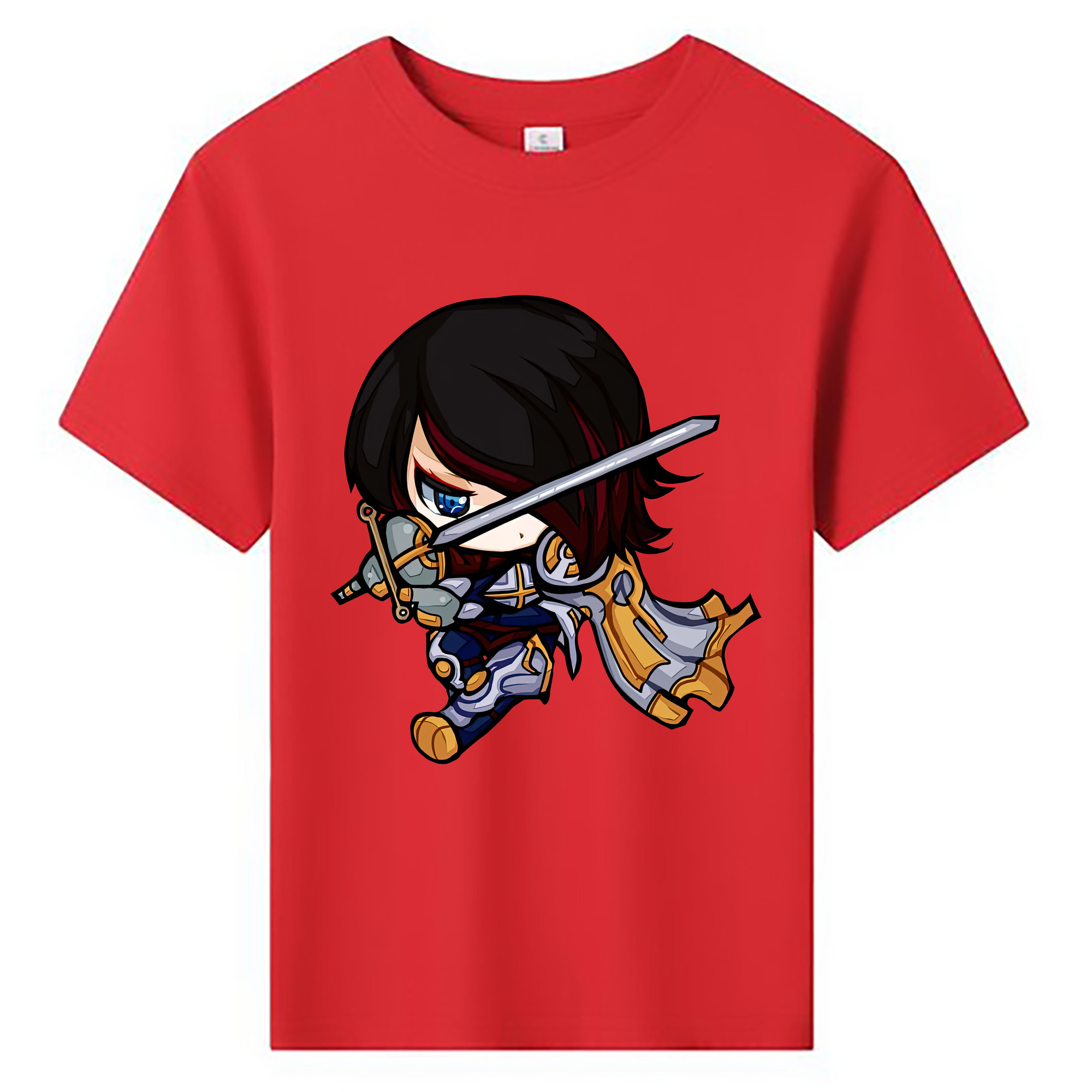 （画像用） リーグ・オブ・レジェンド League of Legends LOL 綿100％キッズTシャツ（フロントプリント）