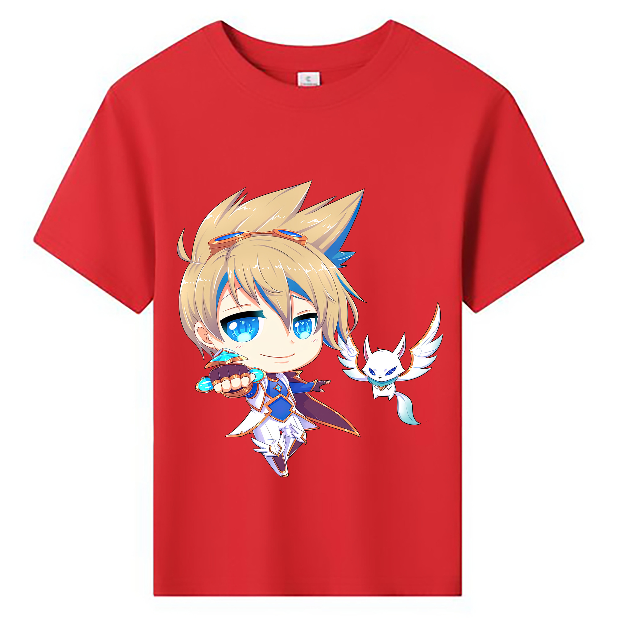 （画像用） リーグ・オブ・レジェンド League of Legends LOL 綿100％キッズTシャツ（フロントプリント）