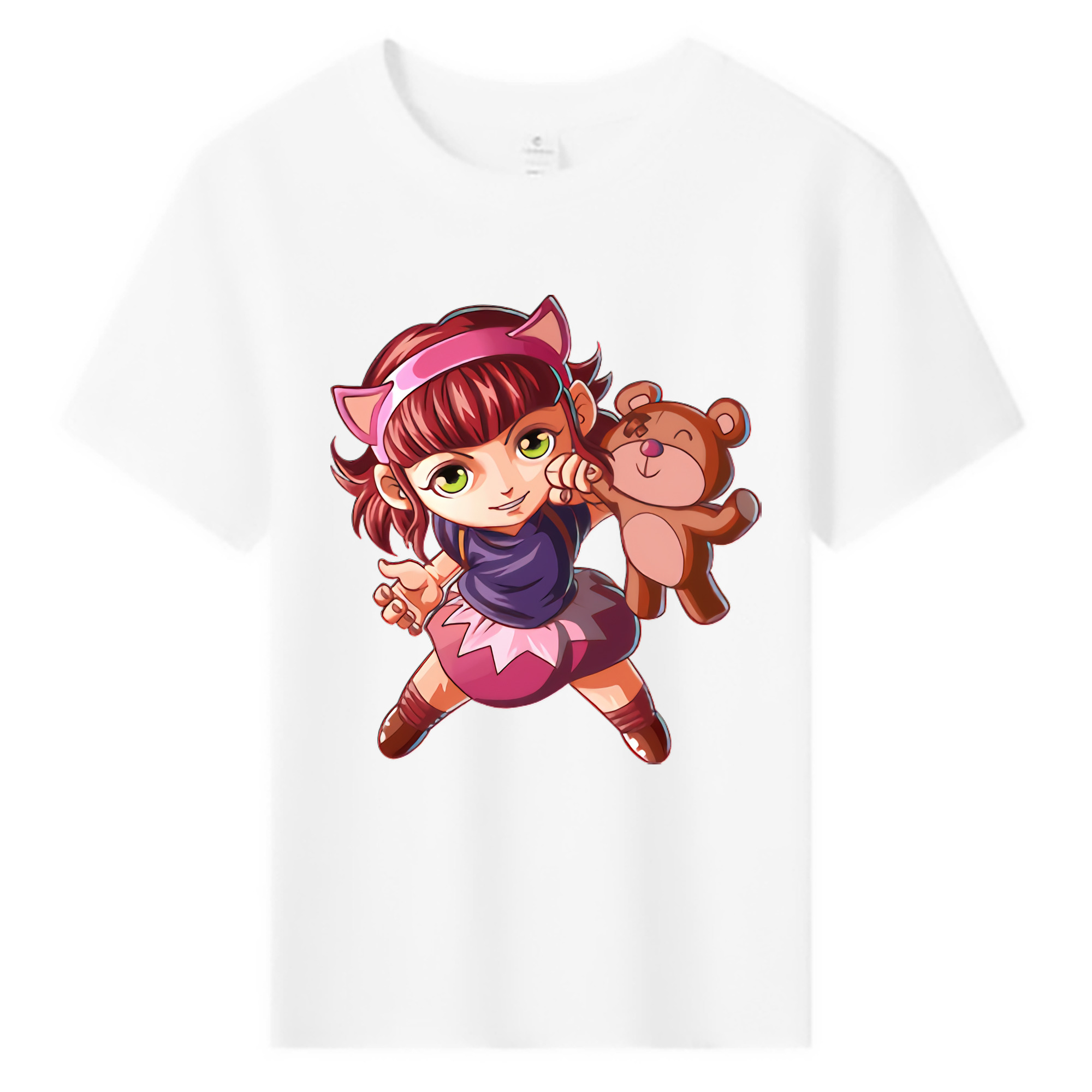（画像用） リーグ・オブ・レジェンド League of Legends LOL 綿100％キッズTシャツ（フロントプリント）