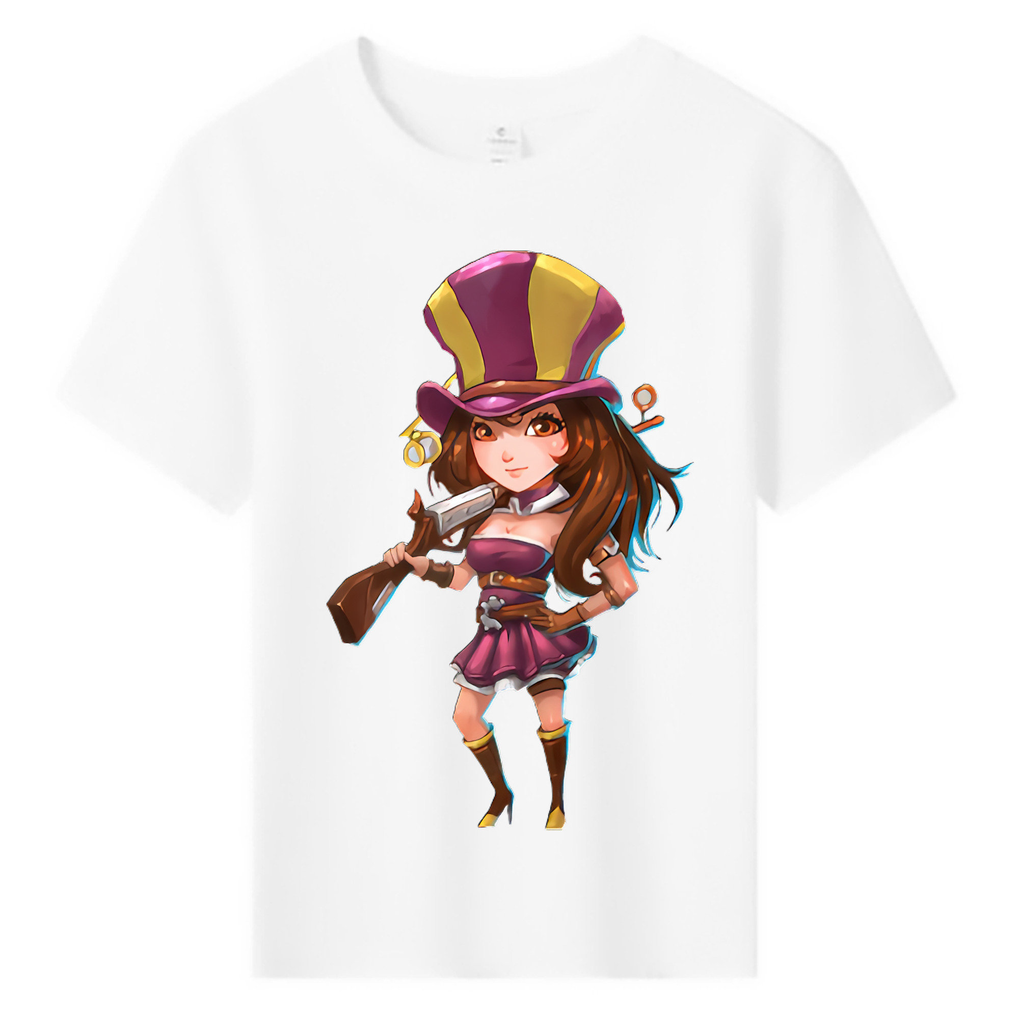 （画像用） リーグ・オブ・レジェンド League of Legends LOL 綿100％キッズTシャツ（フロントプリント）