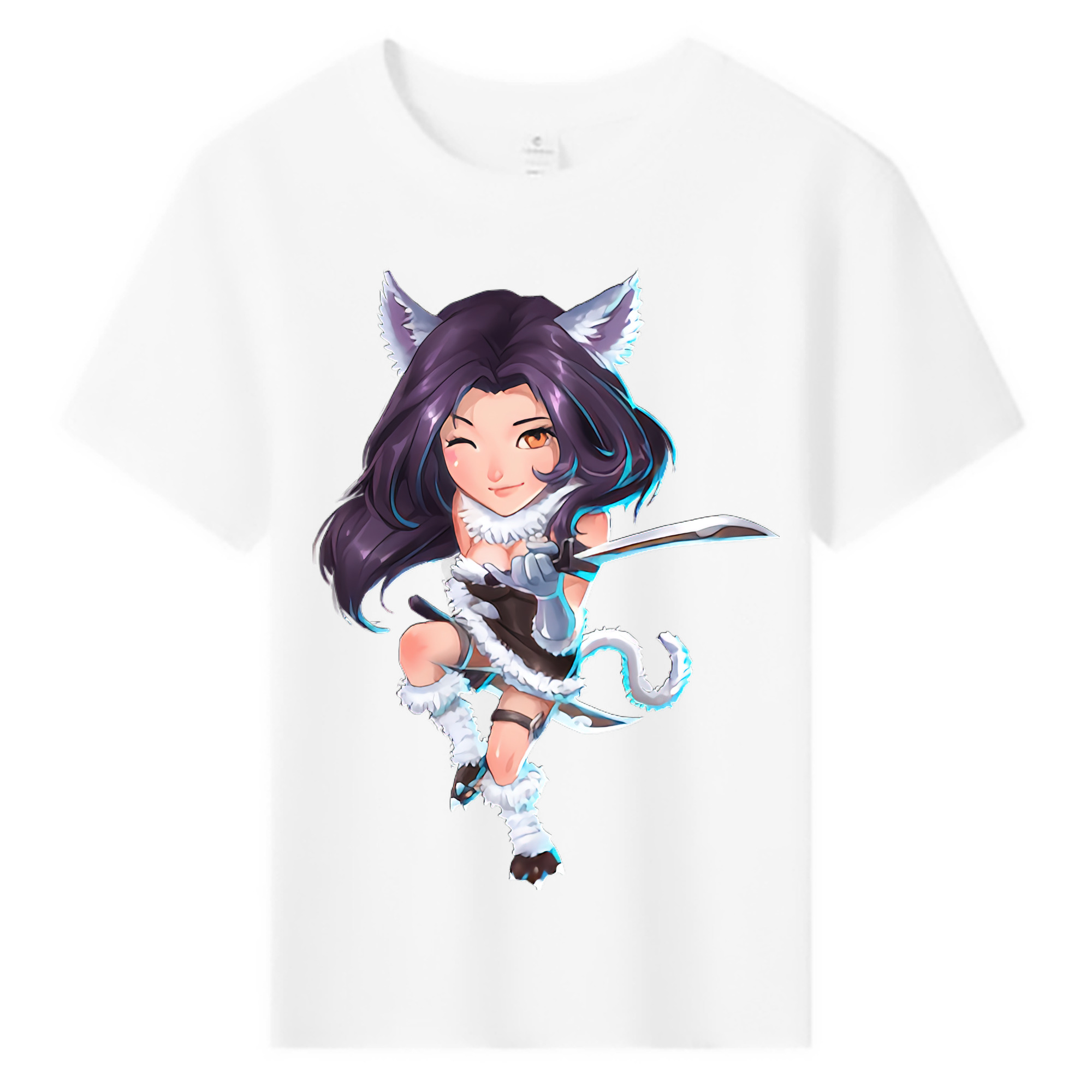 （画像用） リーグ・オブ・レジェンド League of Legends LOL 綿100％キッズTシャツ（フロントプリント）
