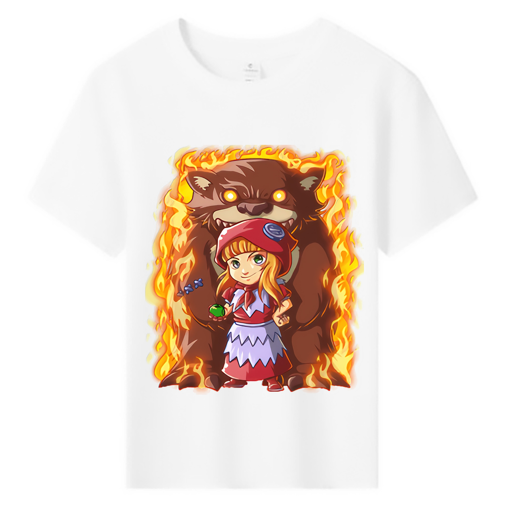 （画像用） リーグ・オブ・レジェンド League of Legends LOL 綿100％キッズTシャツ（フロントプリント）