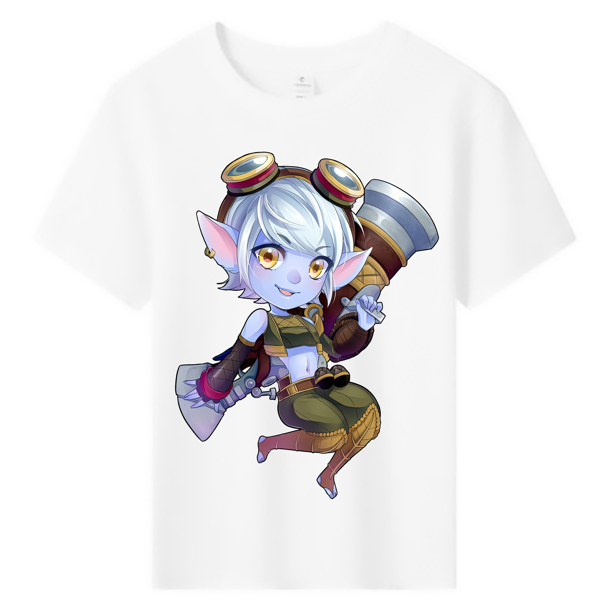 （画像用） リーグ・オブ・レジェンド League of Legends LOL 綿100％キッズTシャツ（フロントプリント）