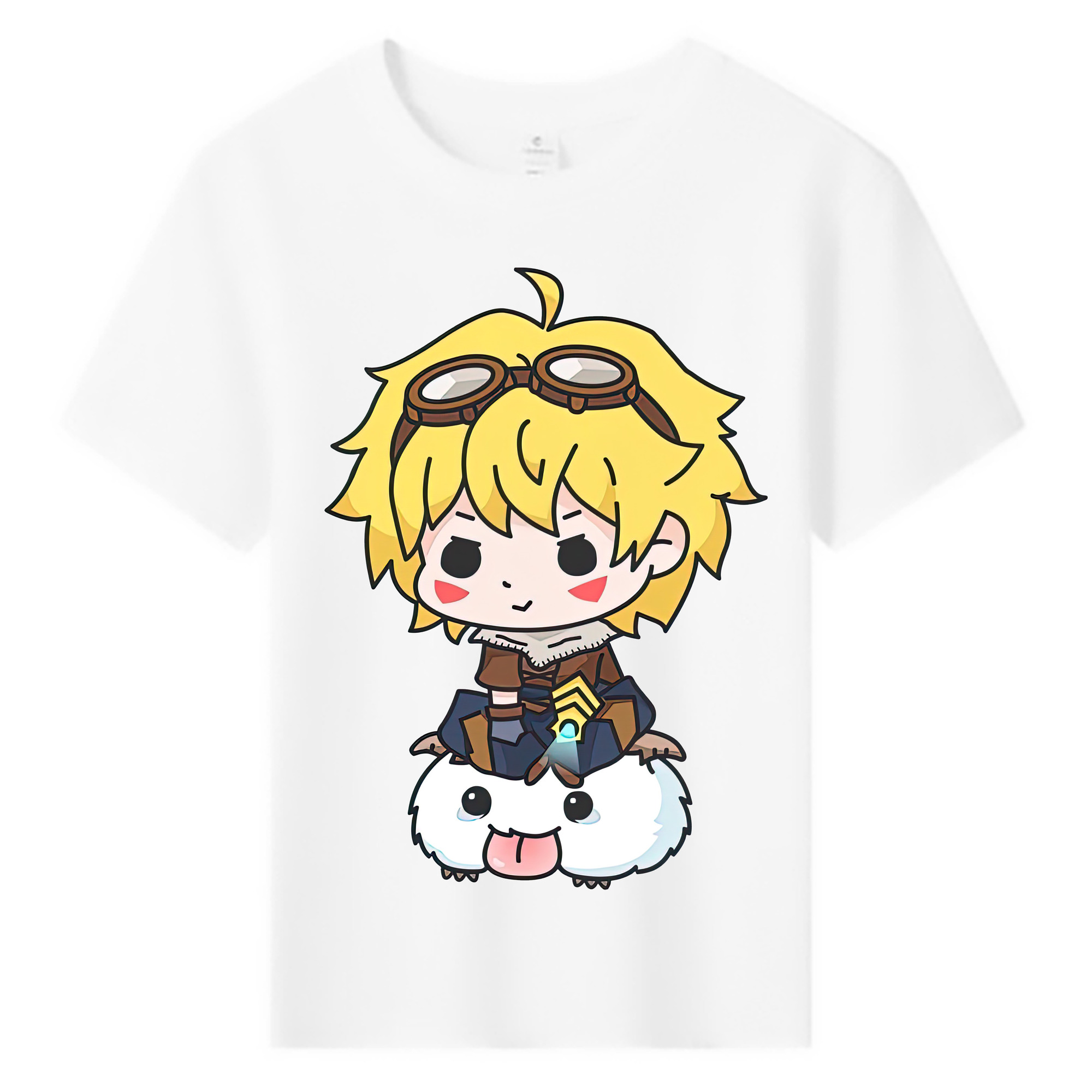 （画像用） リーグ・オブ・レジェンド League of Legends LOL 綿100％キッズTシャツ（フロントプリント）