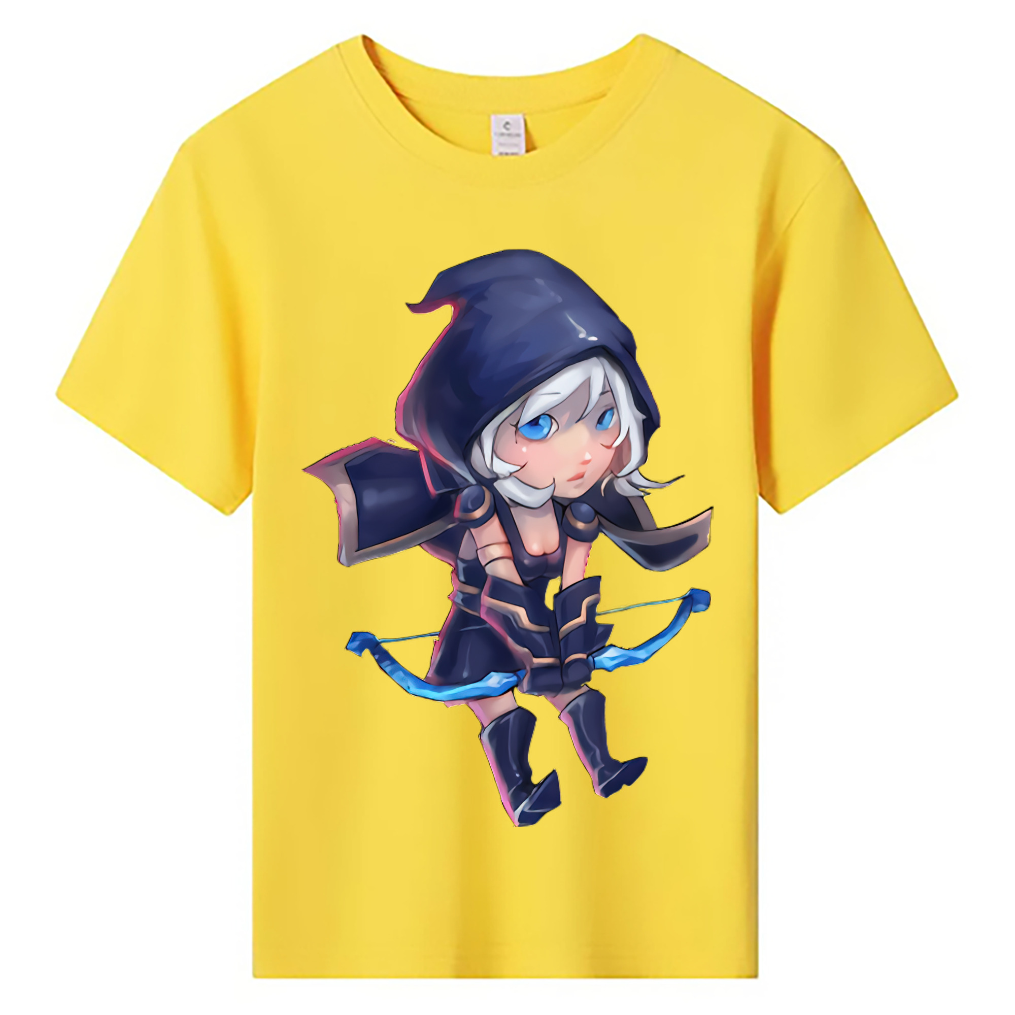 （画像用） リーグ・オブ・レジェンド League of Legends LOL 綿100％キッズTシャツ（フロントプリント）