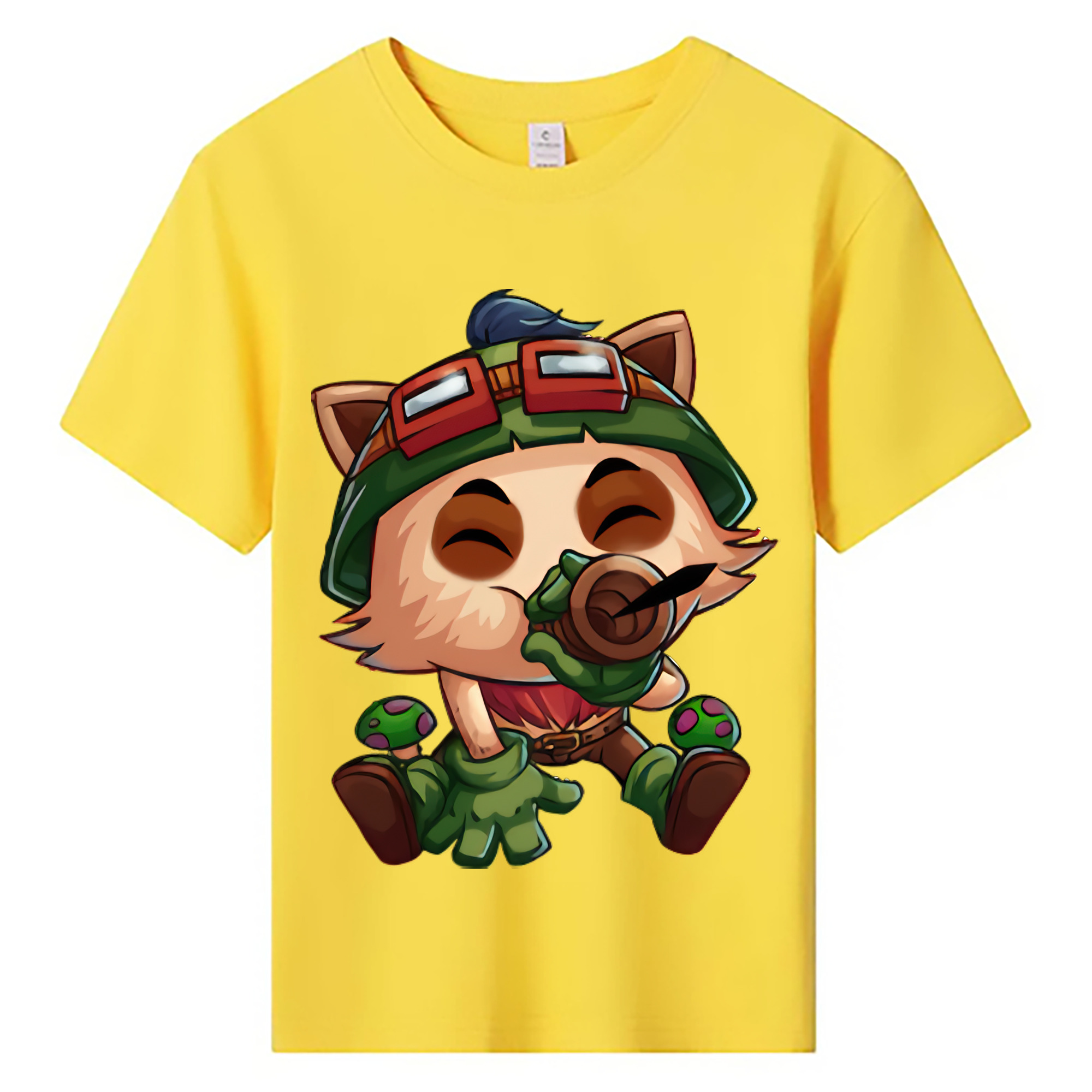 （画像用） リーグ・オブ・レジェンド League of Legends LOL 綿100％キッズTシャツ（フロントプリント）