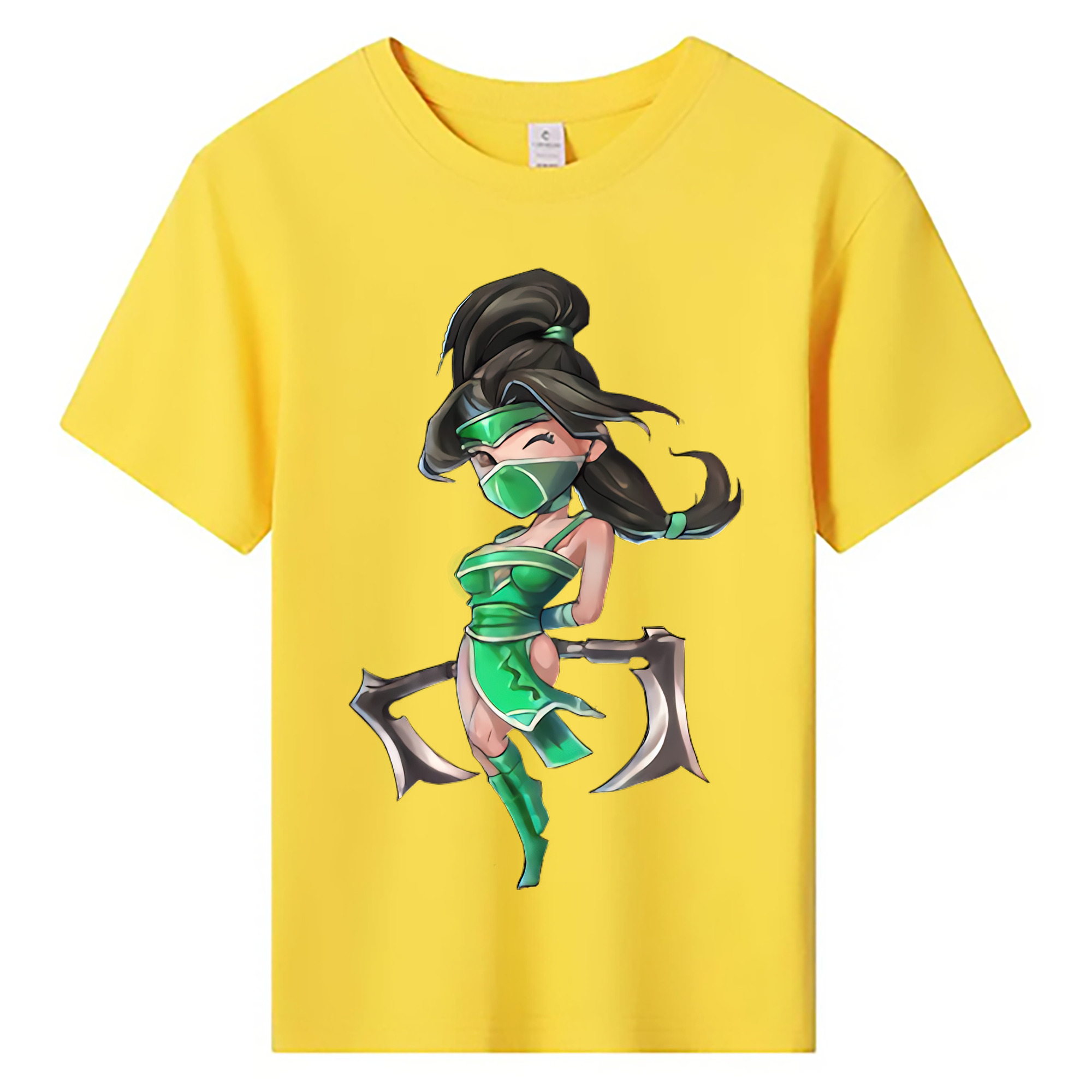 （画像用） リーグ・オブ・レジェンド League of Legends LOL 綿100％キッズTシャツ（フロントプリント）