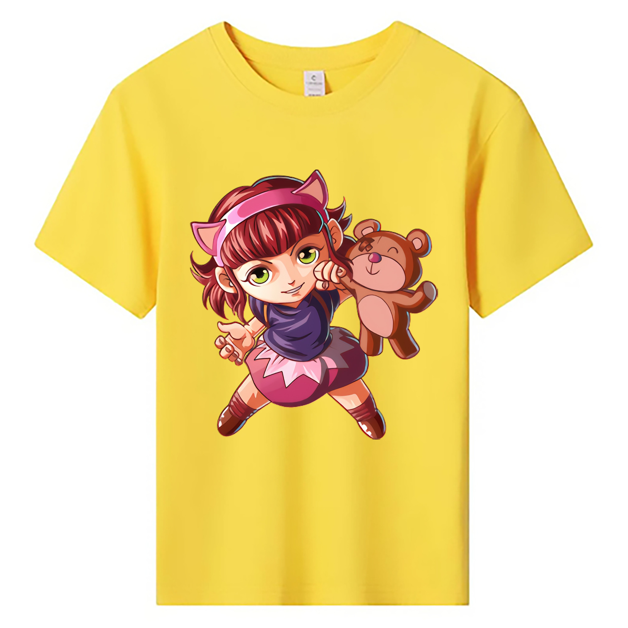 （画像用） リーグ・オブ・レジェンド League of Legends LOL 綿100％キッズTシャツ（フロントプリント）