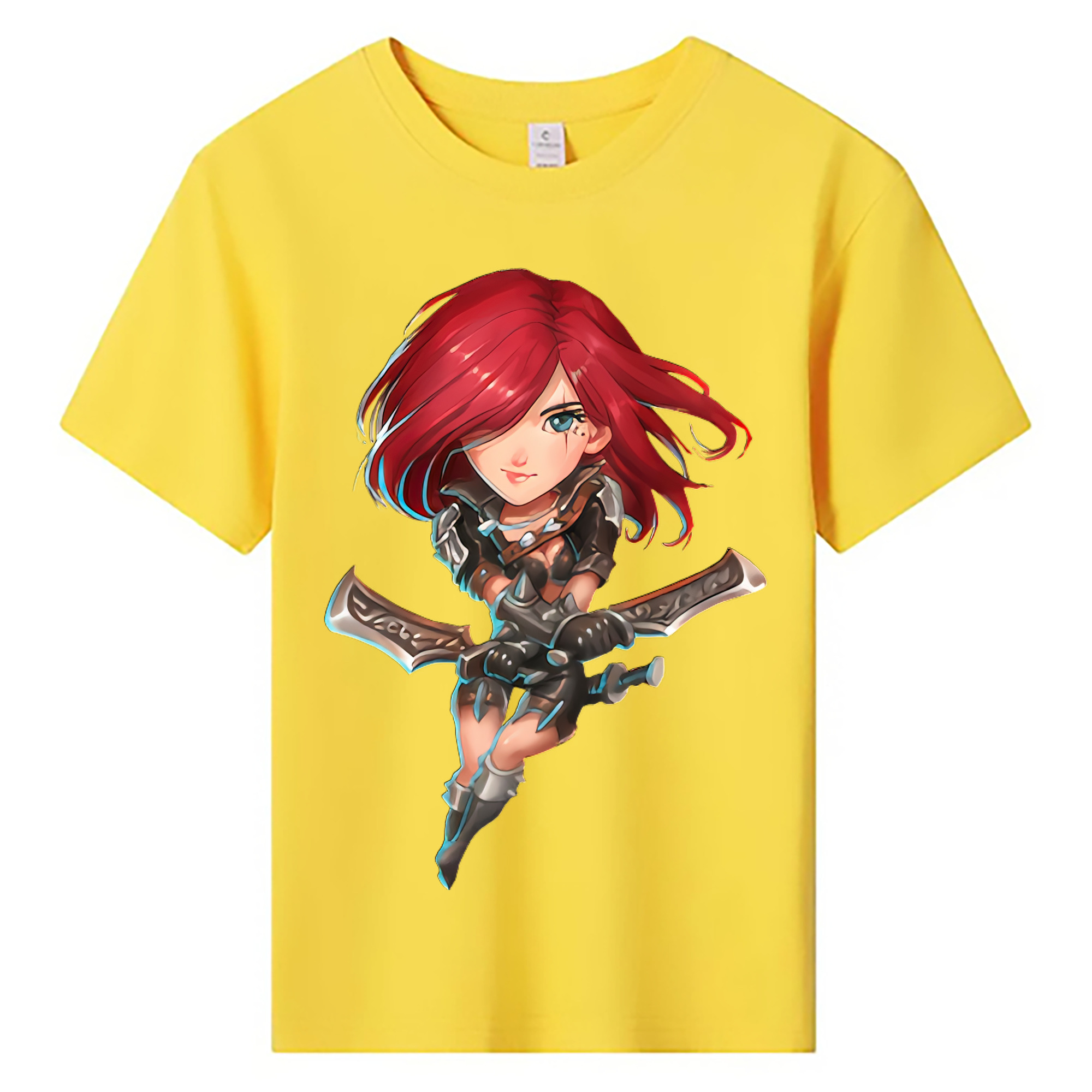 （画像用） リーグ・オブ・レジェンド League of Legends LOL 綿100％キッズTシャツ（フロントプリント）
