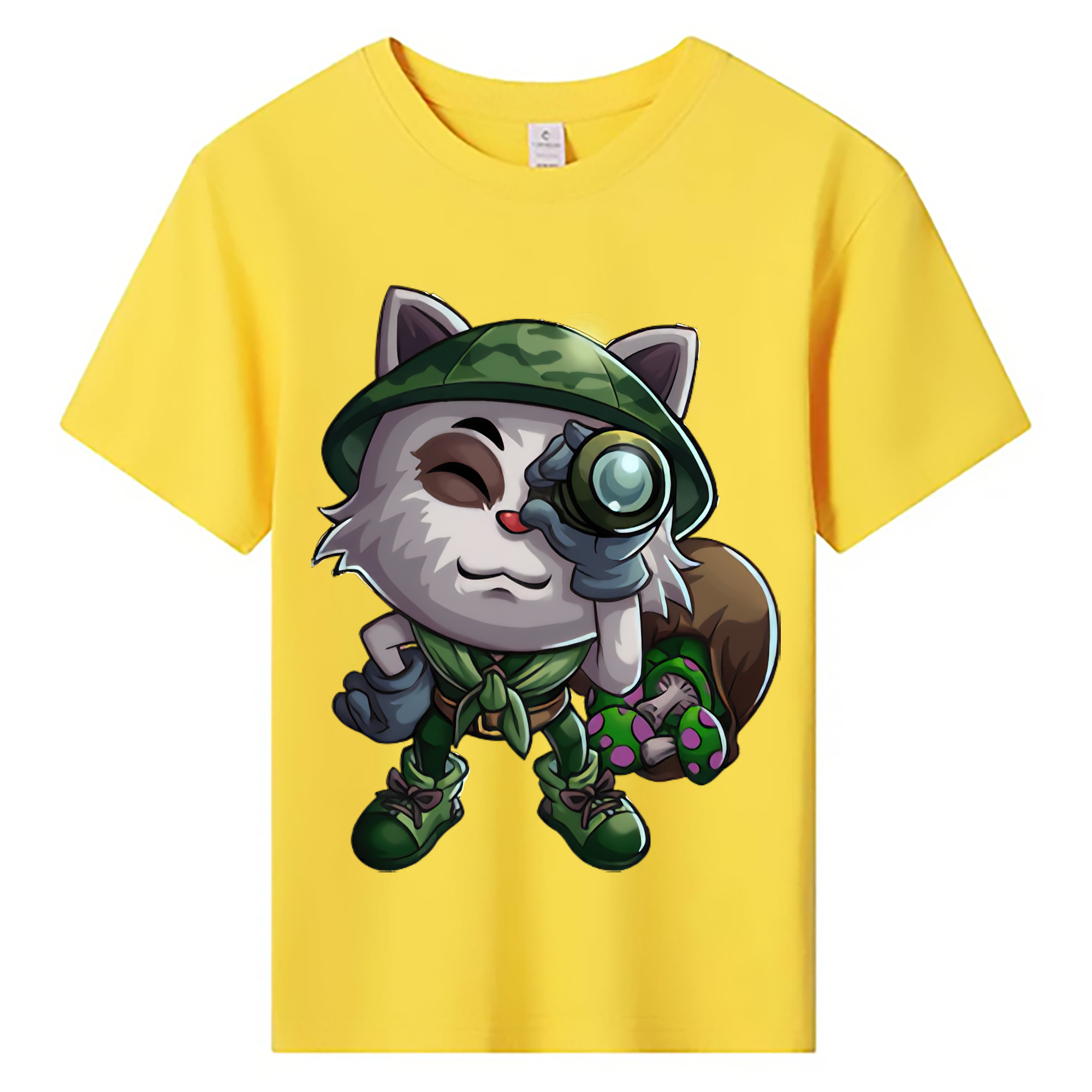 （画像用） リーグ・オブ・レジェンド League of Legends LOL 綿100％キッズTシャツ（フロントプリント）