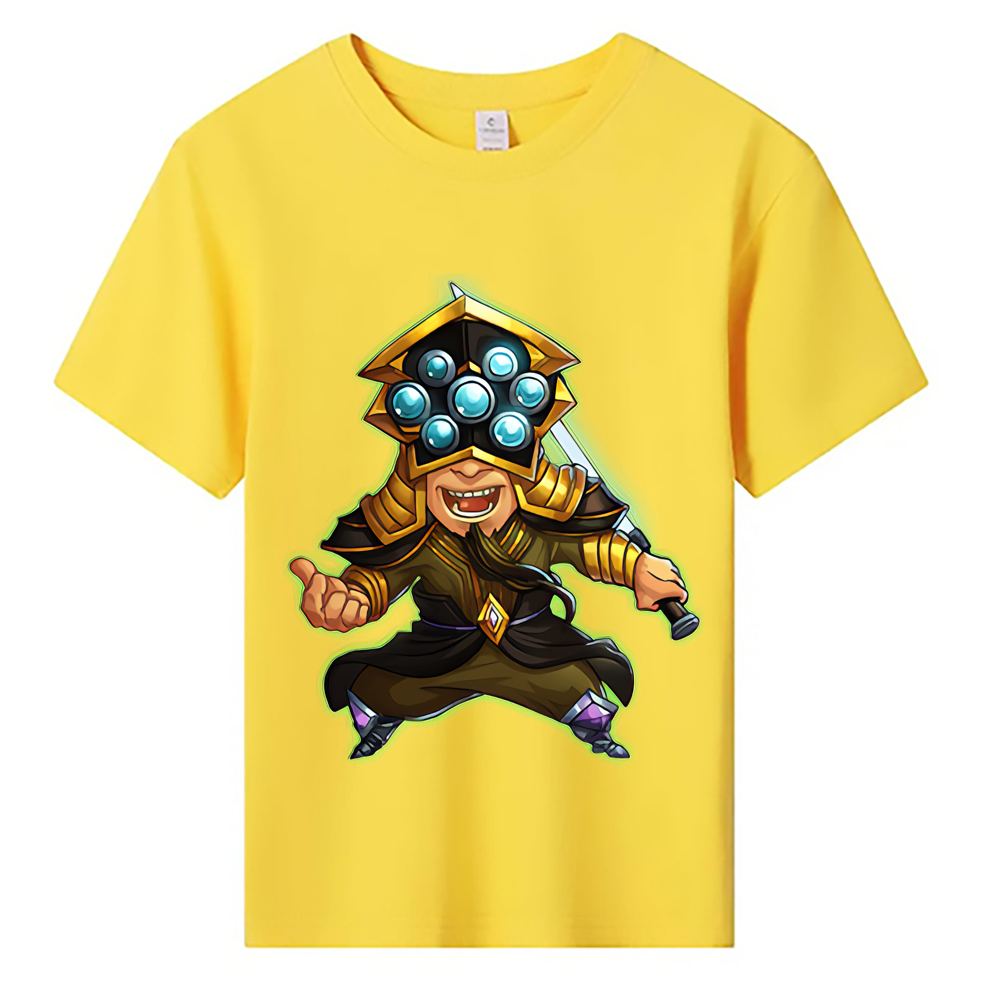 （画像用） リーグ・オブ・レジェンド League of Legends LOL 綿100％キッズTシャツ（フロントプリント）