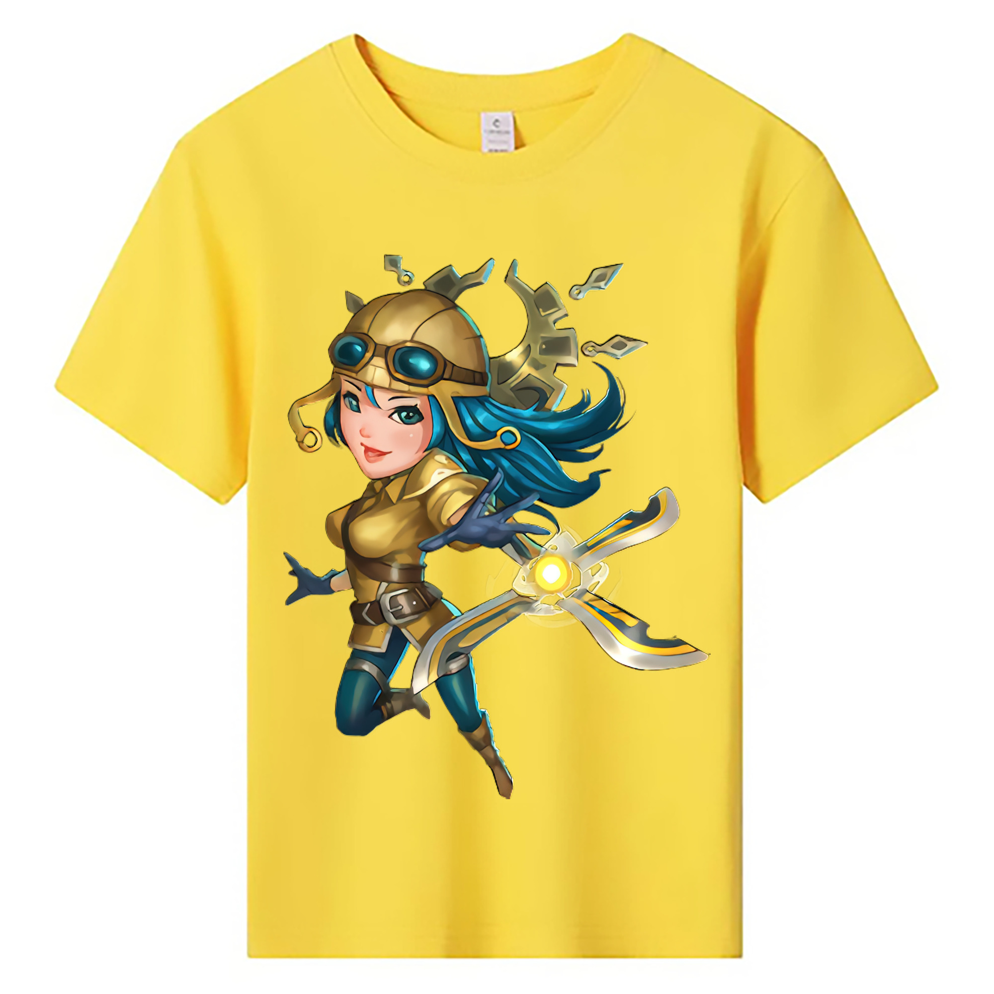 （画像用） リーグ・オブ・レジェンド League of Legends LOL 綿100％キッズTシャツ（フロントプリント）