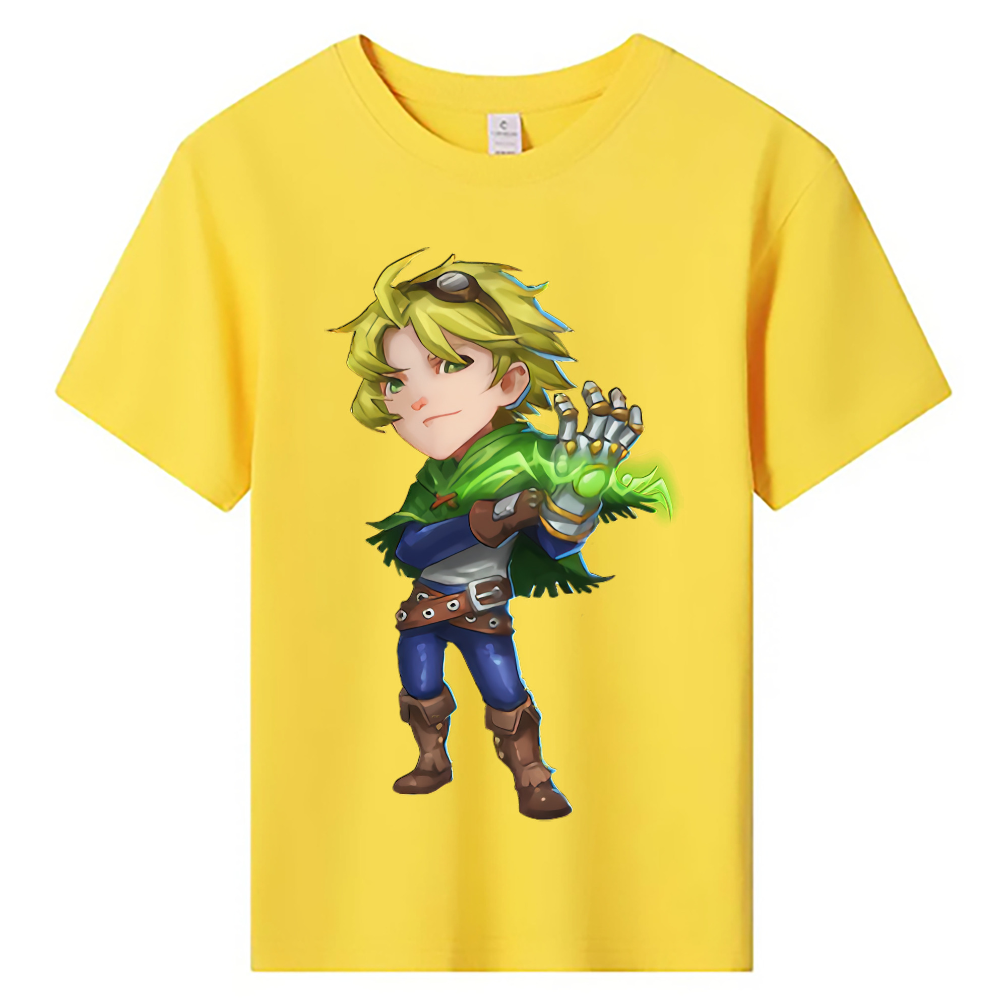 （画像用） リーグ・オブ・レジェンド League of Legends LOL 綿100％キッズTシャツ（フロントプリント）