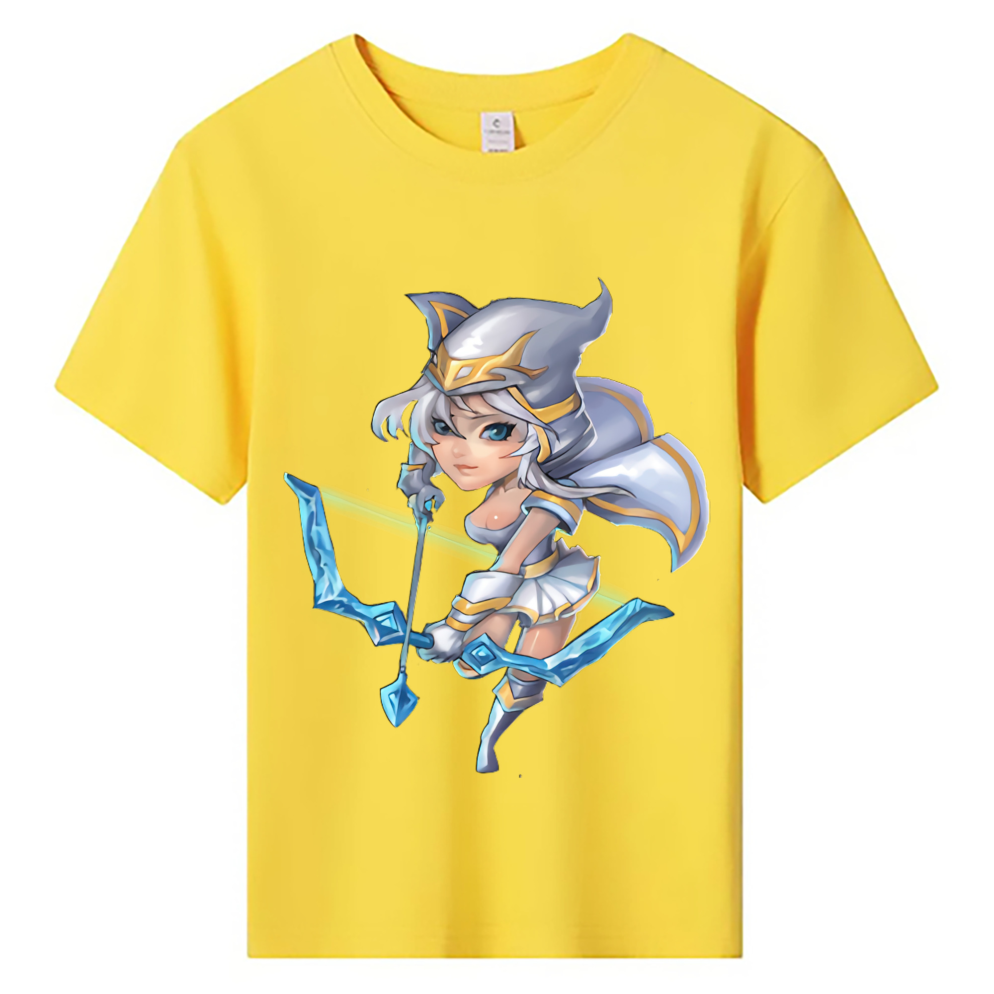 （画像用） リーグ・オブ・レジェンド League of Legends LOL 綿100％キッズTシャツ（フロントプリント）
