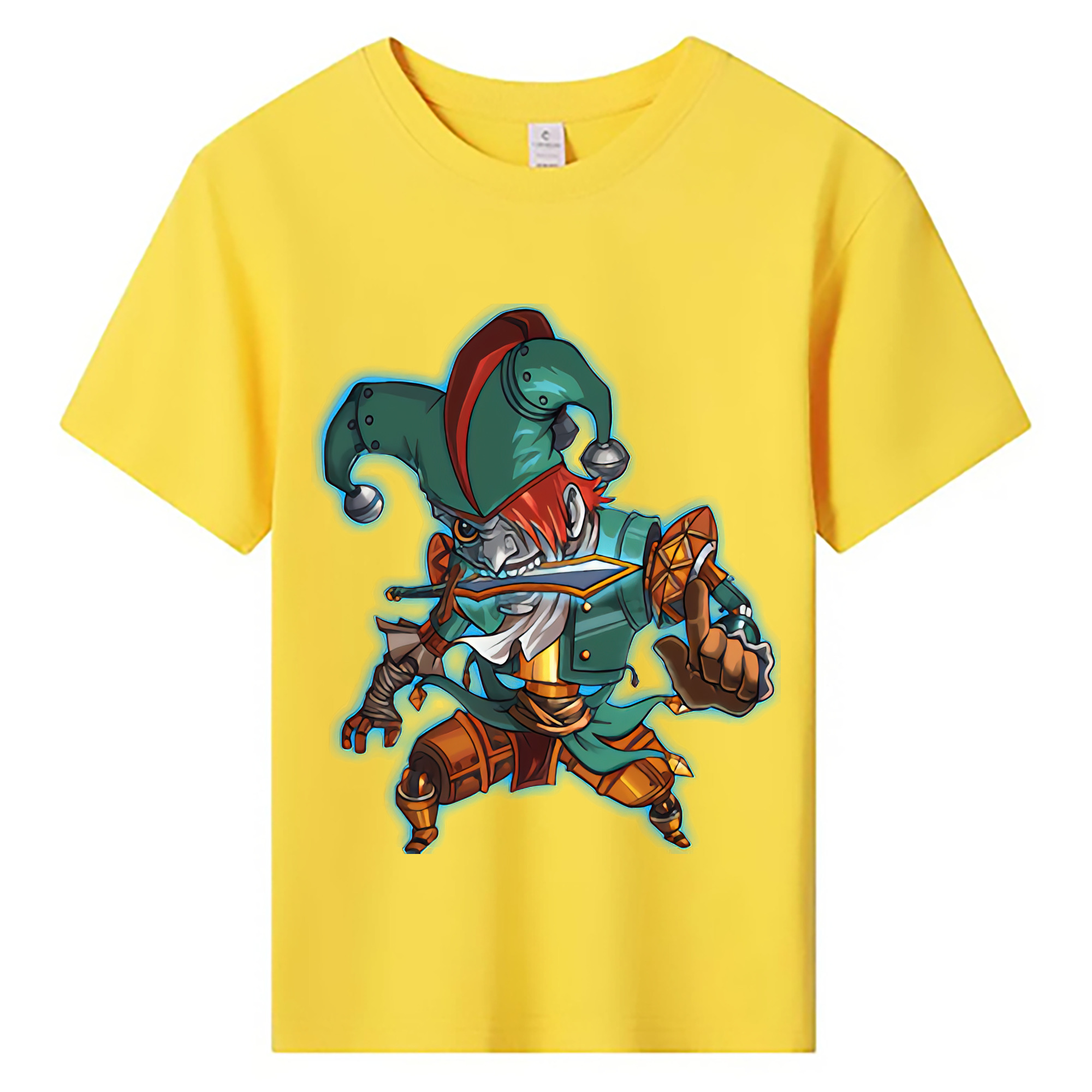 （画像用） リーグ・オブ・レジェンド League of Legends LOL 綿100％キッズTシャツ（フロントプリント）