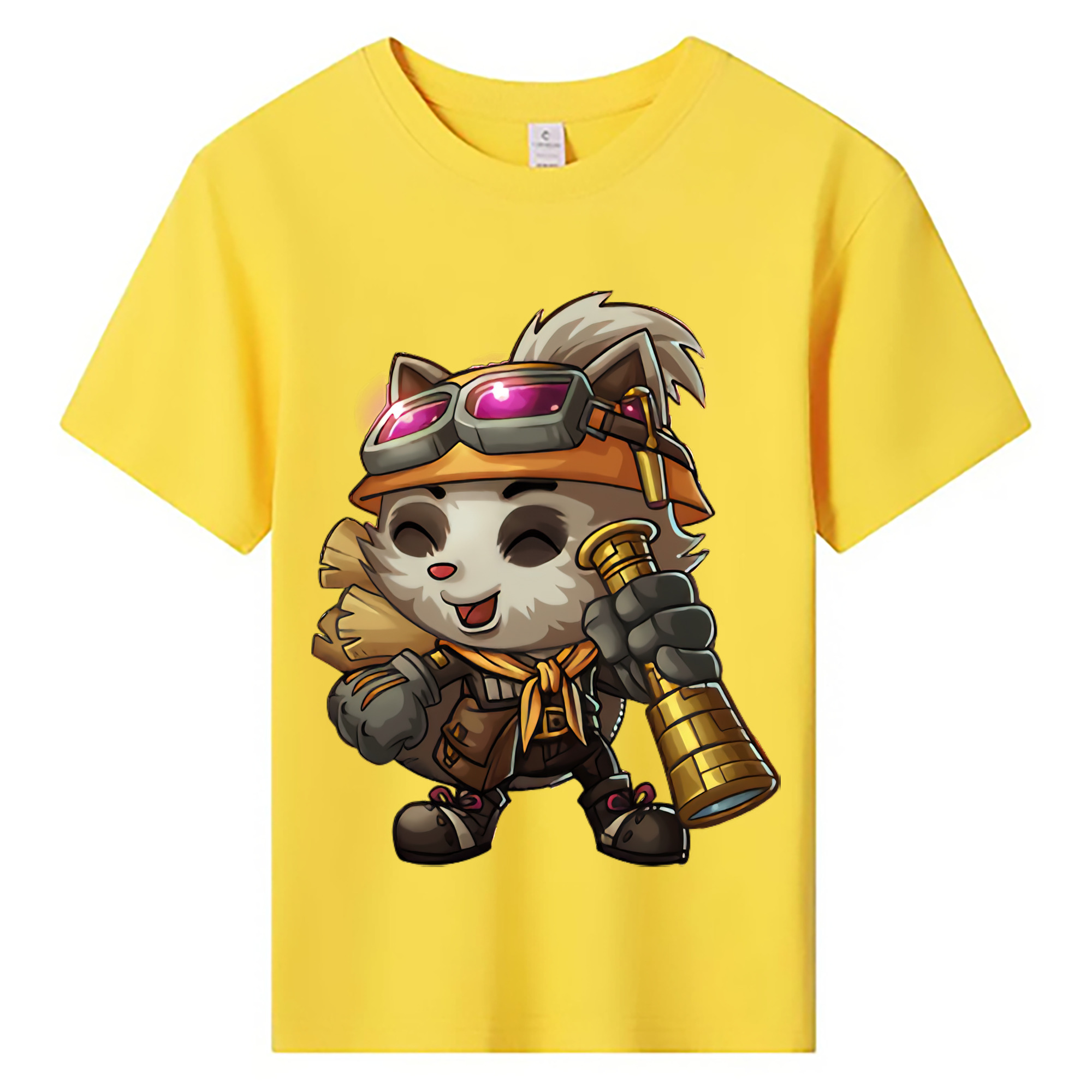 （画像用） リーグ・オブ・レジェンド League of Legends LOL 綿100％キッズTシャツ（フロントプリント）