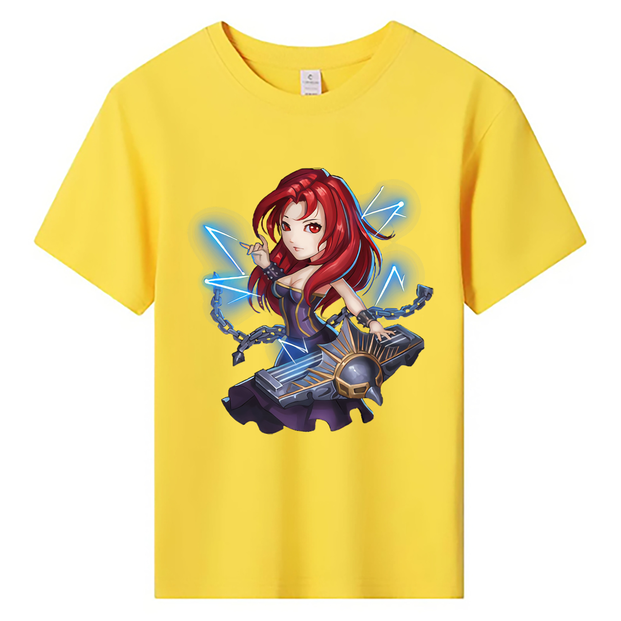 （画像用） リーグ・オブ・レジェンド League of Legends LOL 綿100％キッズTシャツ（フロントプリント）