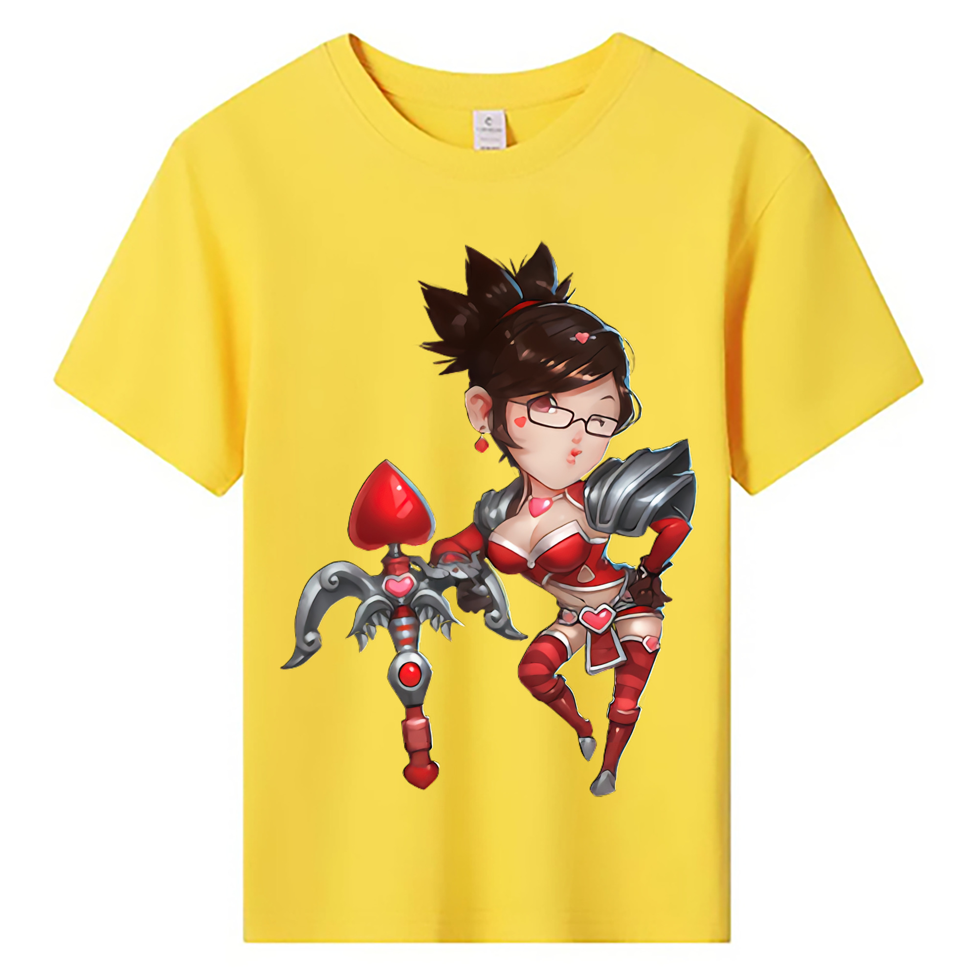 （画像用） リーグ・オブ・レジェンド League of Legends LOL 綿100％キッズTシャツ（フロントプリント）