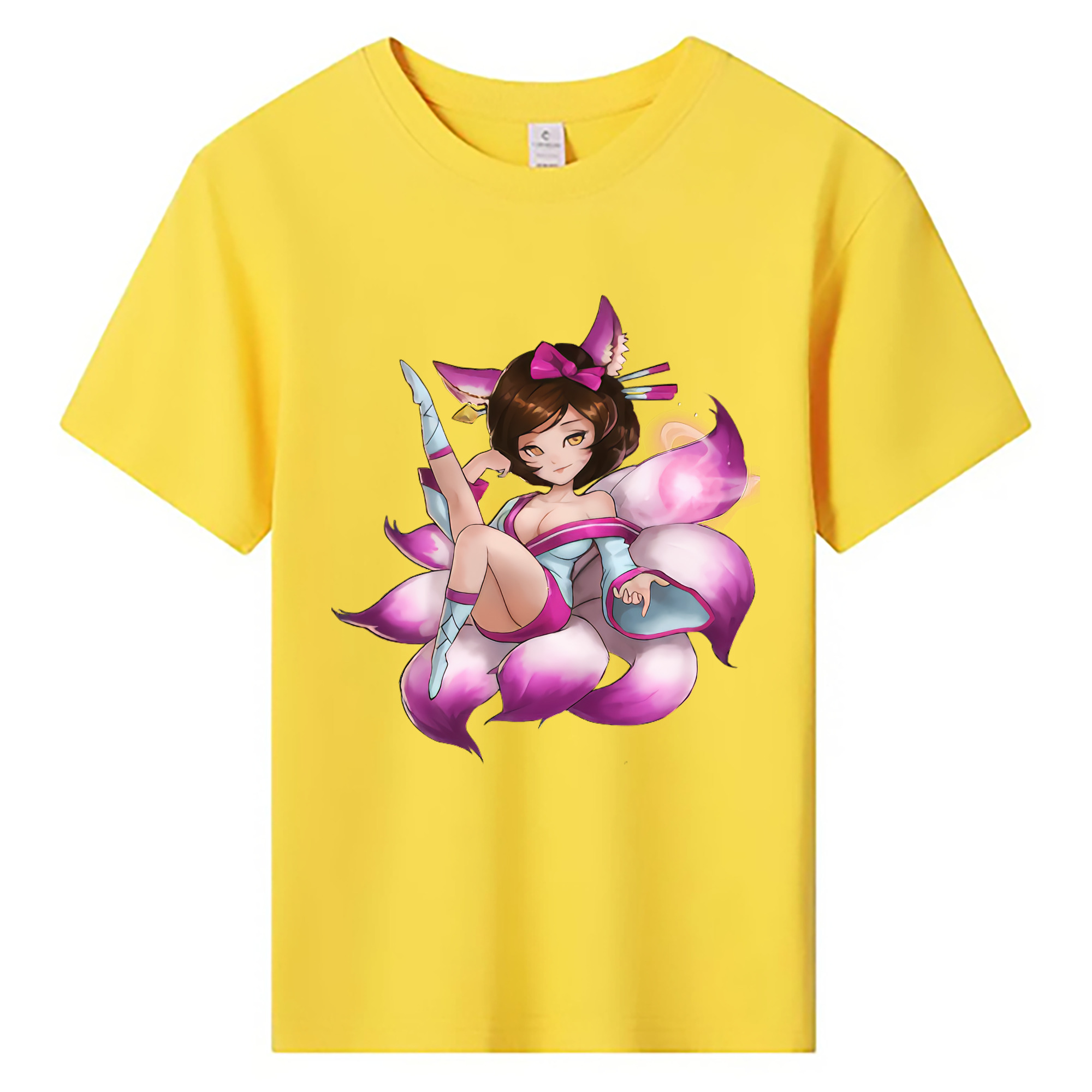 （画像用） リーグ・オブ・レジェンド League of Legends LOL 綿100％キッズTシャツ（フロントプリント）