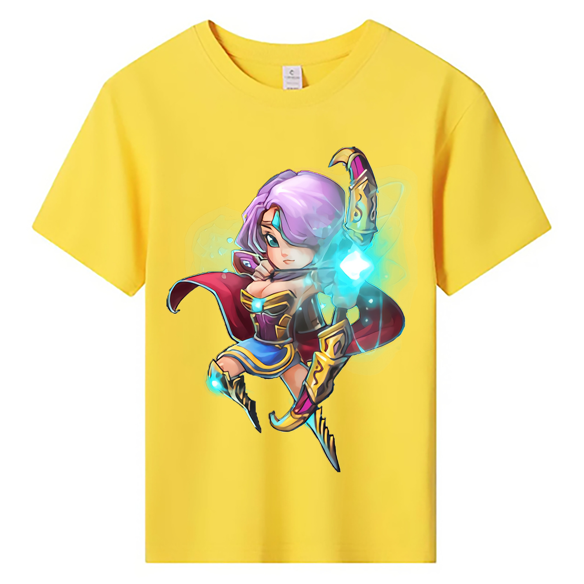 （画像用） リーグ・オブ・レジェンド League of Legends LOL 綿100％キッズTシャツ（フロントプリント）