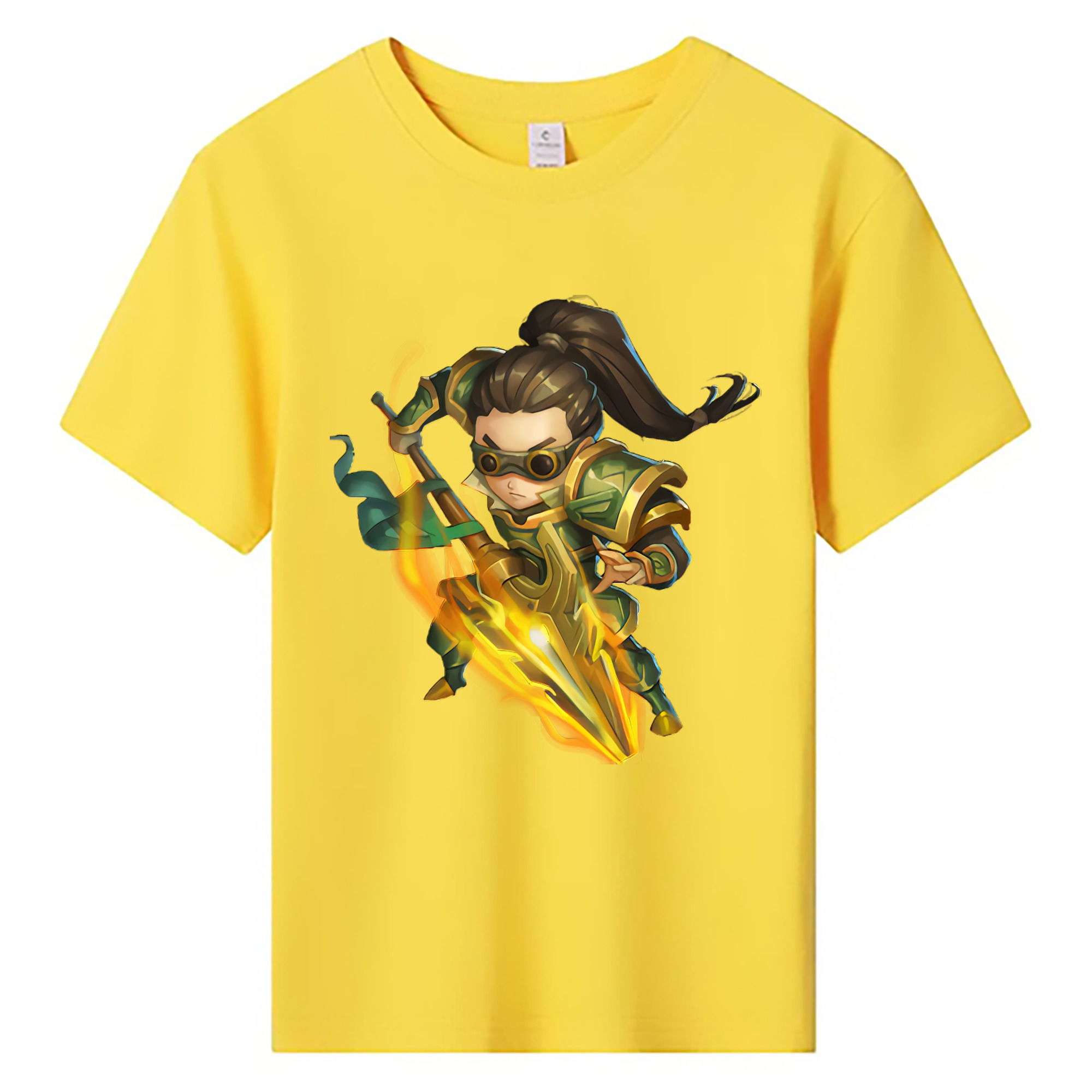 （画像用） リーグ・オブ・レジェンド League of Legends LOL 綿100％キッズTシャツ（フロントプリント）