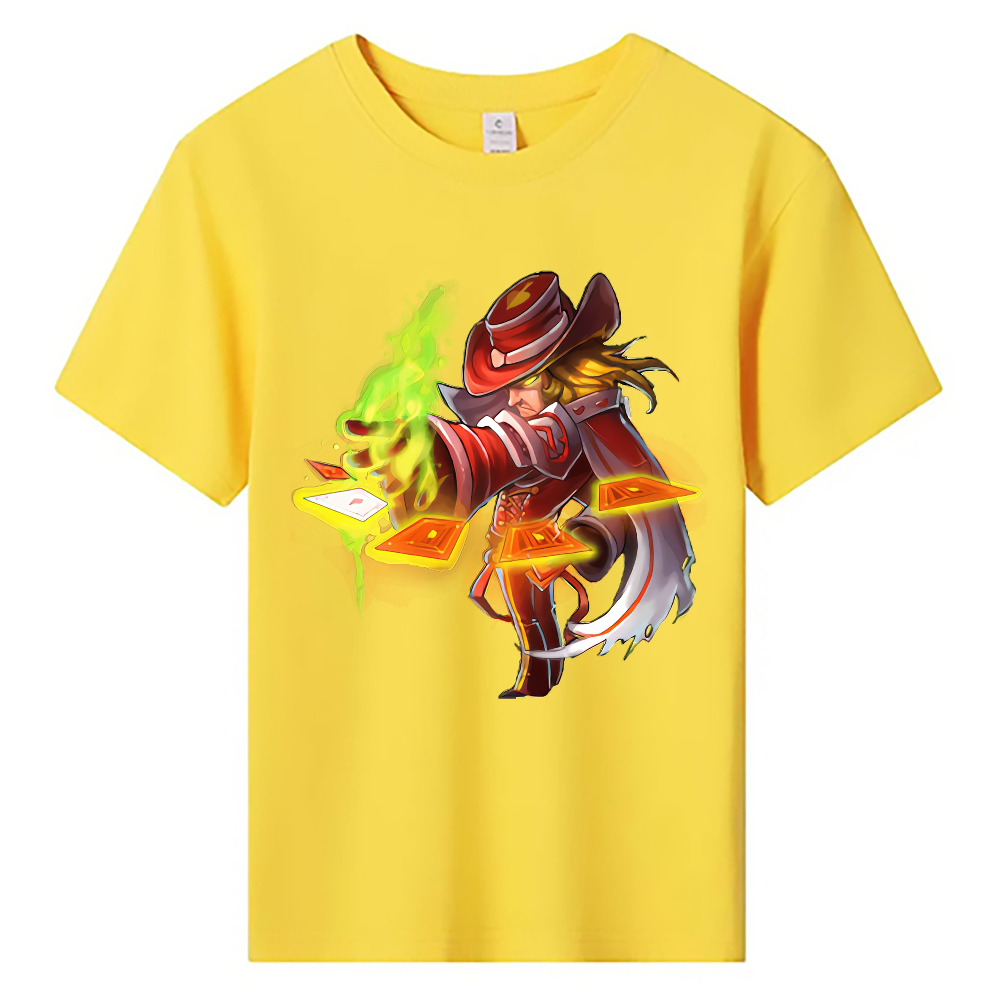 （画像用） リーグ・オブ・レジェンド League of Legends LOL 綿100％キッズTシャツ（フロントプリント）