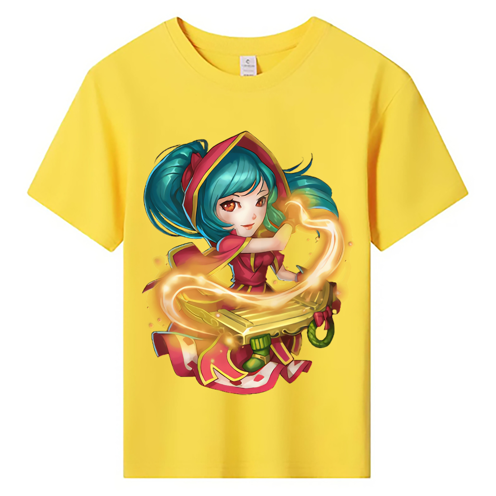 （画像用） リーグ・オブ・レジェンド League of Legends LOL 綿100％キッズTシャツ（フロントプリント）
