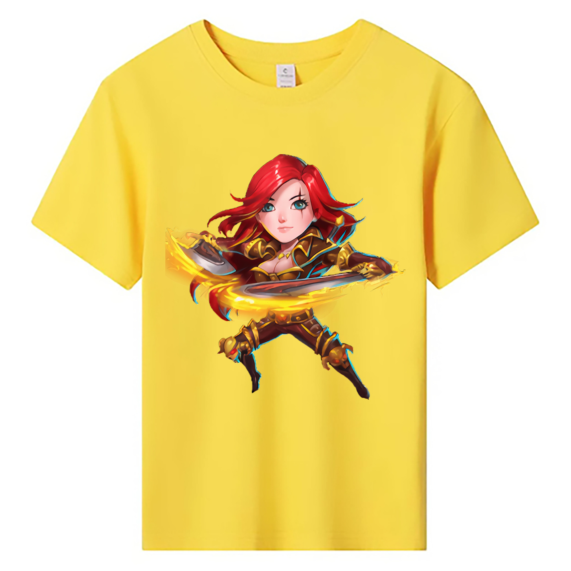 （画像用） リーグ・オブ・レジェンド League of Legends LOL 綿100％キッズTシャツ（フロントプリント）