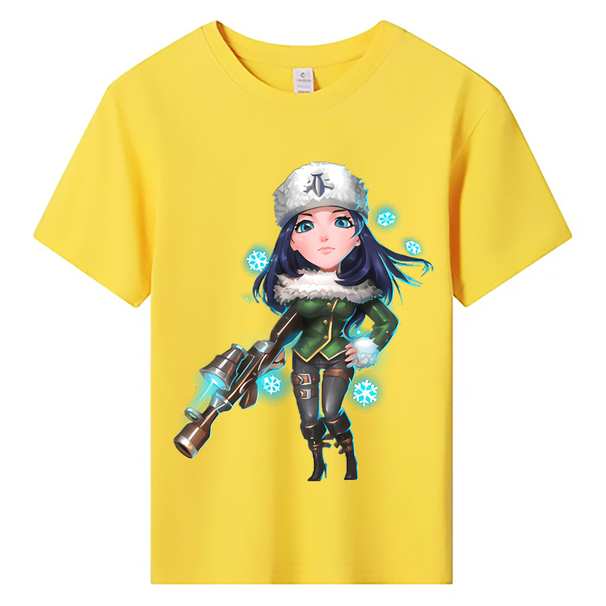 （画像用） リーグ・オブ・レジェンド League of Legends LOL 綿100％キッズTシャツ（フロントプリント）