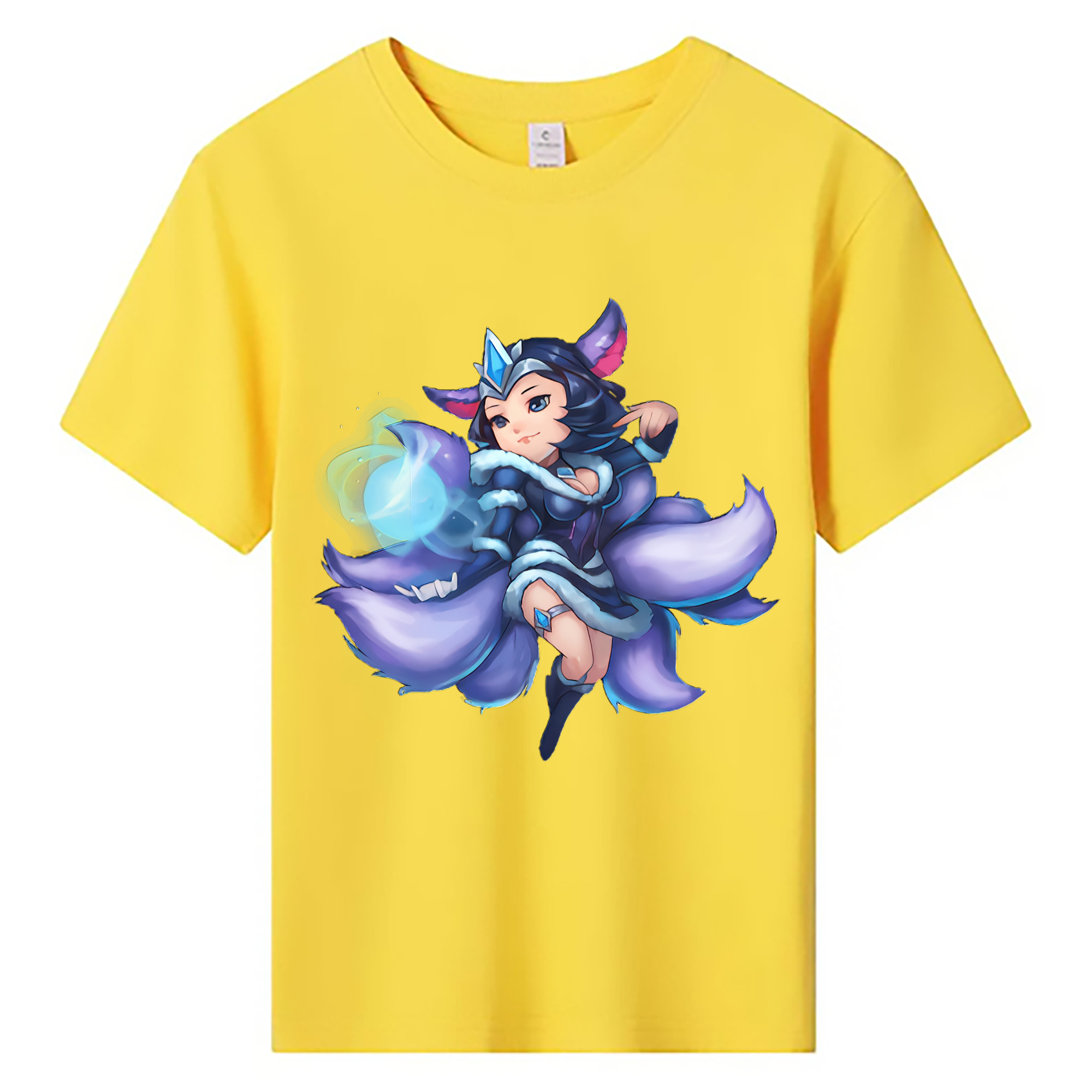 （画像用） リーグ・オブ・レジェンド League of Legends LOL 綿100％キッズTシャツ（フロントプリント）