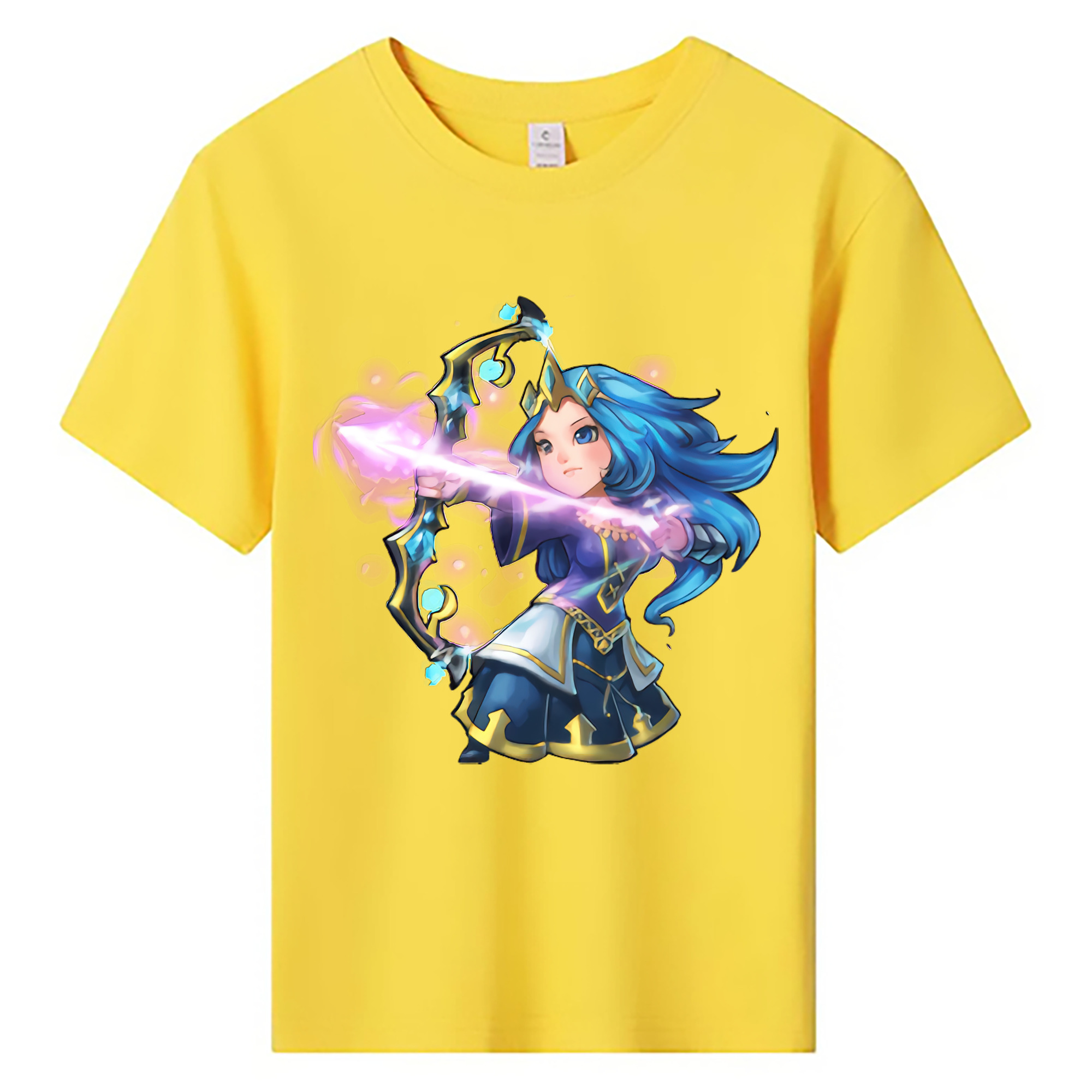 （画像用） リーグ・オブ・レジェンド League of Legends LOL 綿100％キッズTシャツ（フロントプリント）