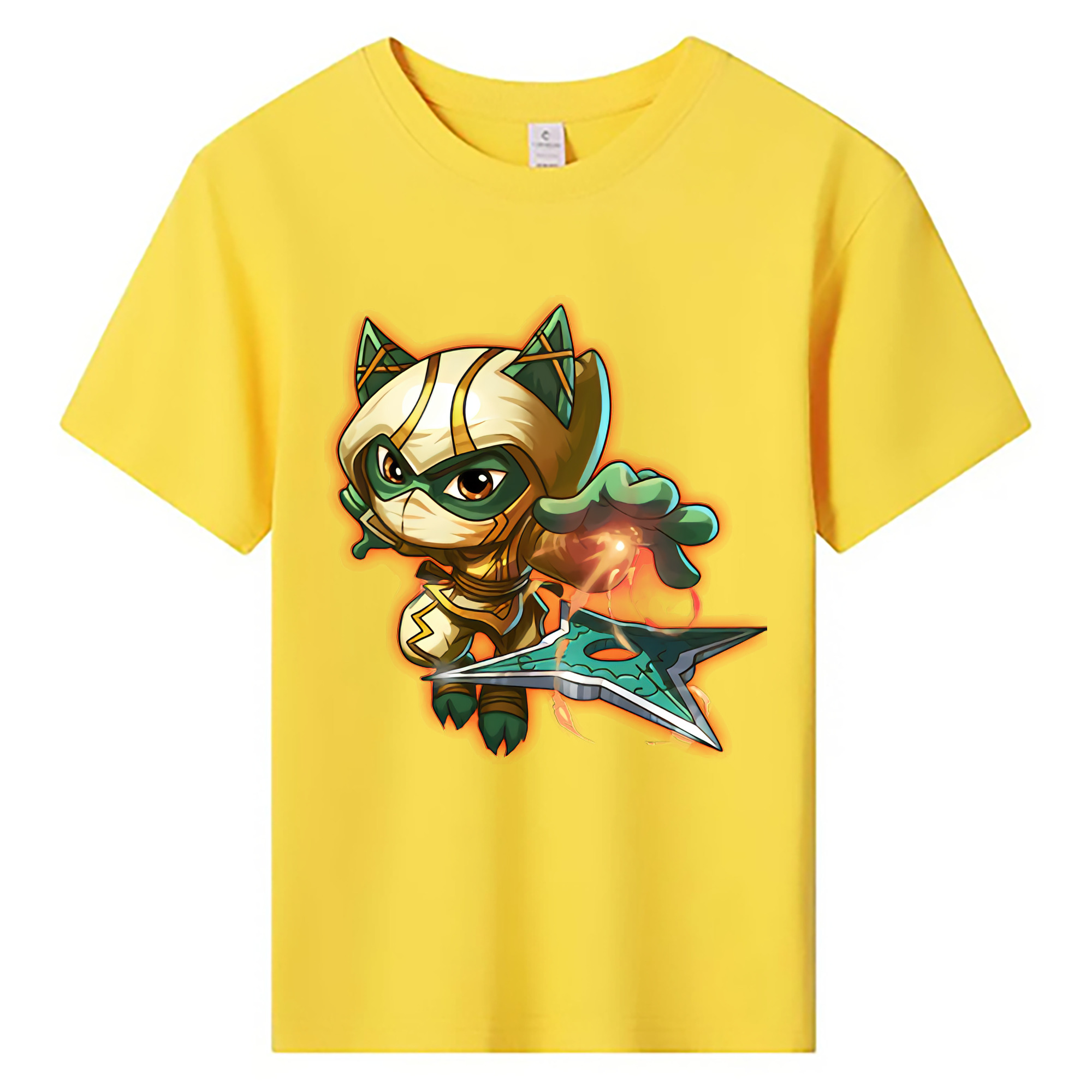 （画像用） リーグ・オブ・レジェンド League of Legends LOL 綿100％キッズTシャツ（フロントプリント）