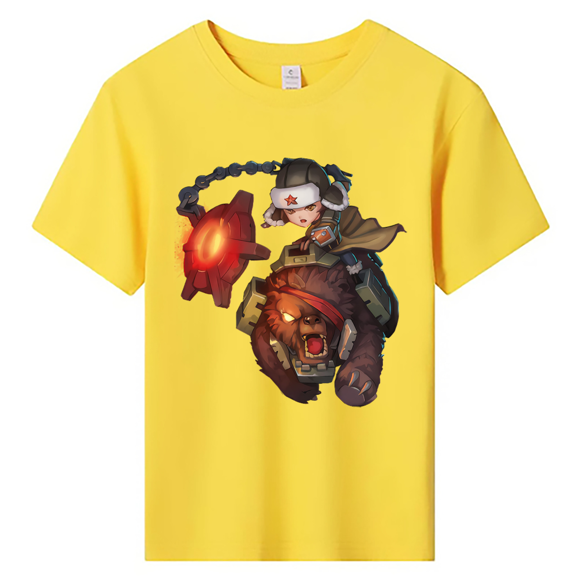 （画像用） リーグ・オブ・レジェンド League of Legends LOL 綿100％キッズTシャツ（フロントプリント）