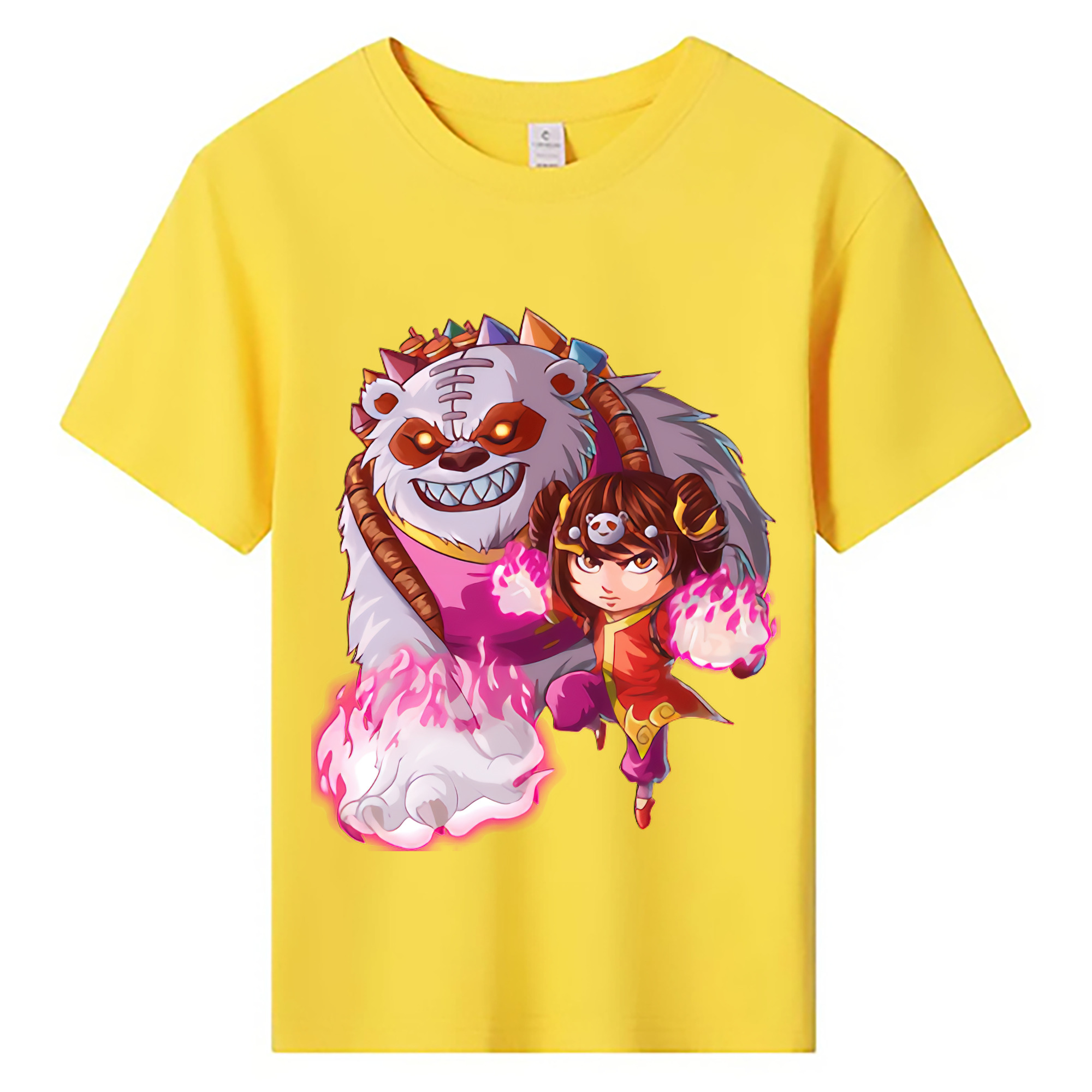 （画像用） リーグ・オブ・レジェンド League of Legends LOL 綿100％キッズTシャツ（フロントプリント）