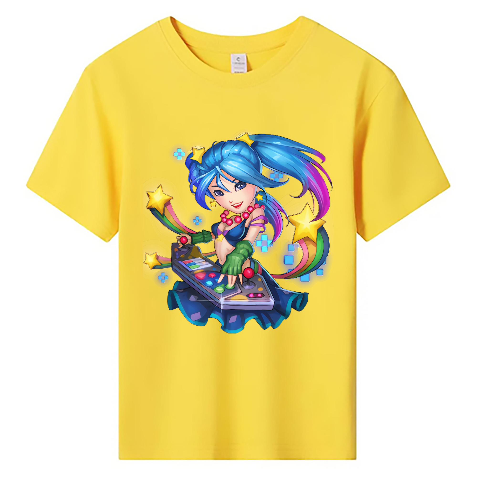 （画像用） リーグ・オブ・レジェンド League of Legends LOL 綿100％キッズTシャツ（フロントプリント）