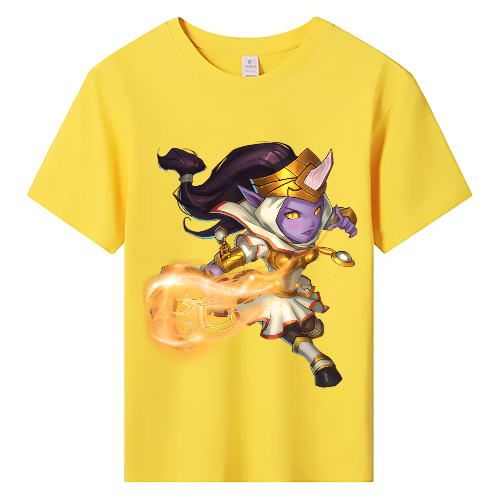 （画像用） リーグ・オブ・レジェンド League of Legends LOL 綿100％キッズTシャツ（フロントプリント）
