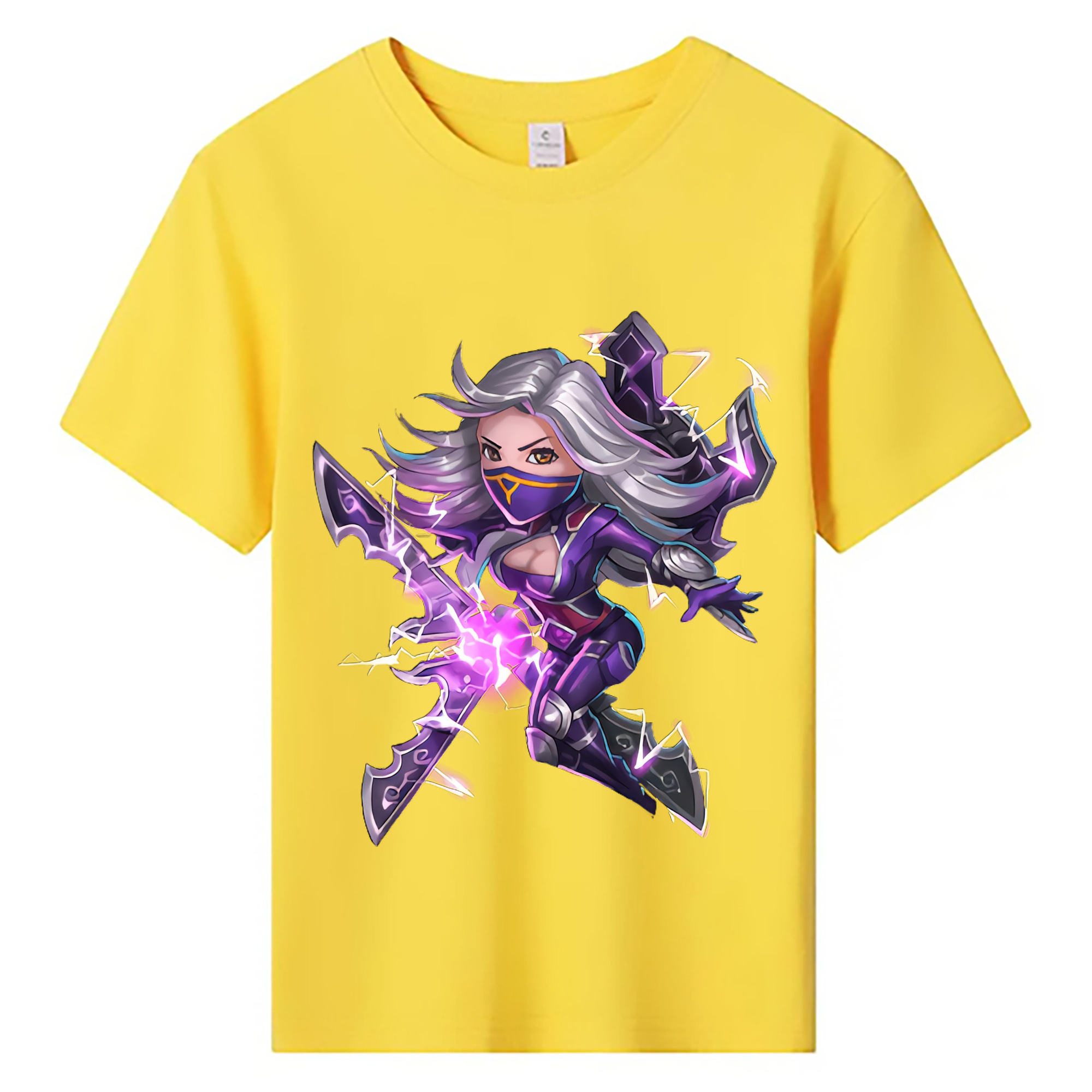 （画像用） リーグ・オブ・レジェンド League of Legends LOL 綿100％キッズTシャツ（フロントプリント）