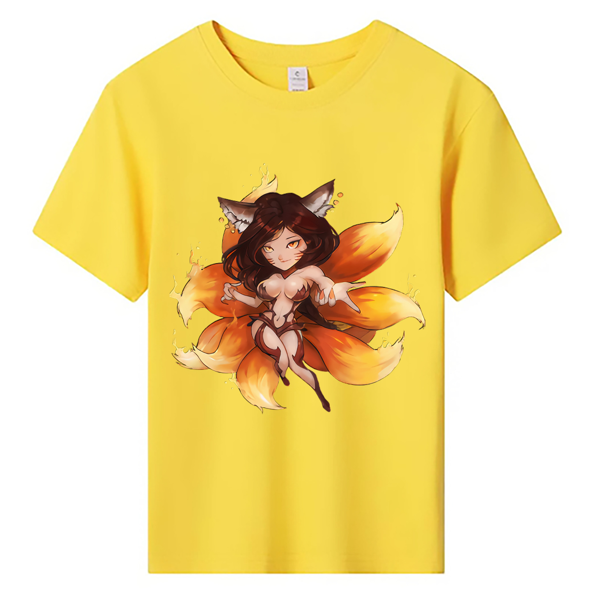 （画像用） リーグ・オブ・レジェンド League of Legends LOL 綿100％キッズTシャツ（フロントプリント）