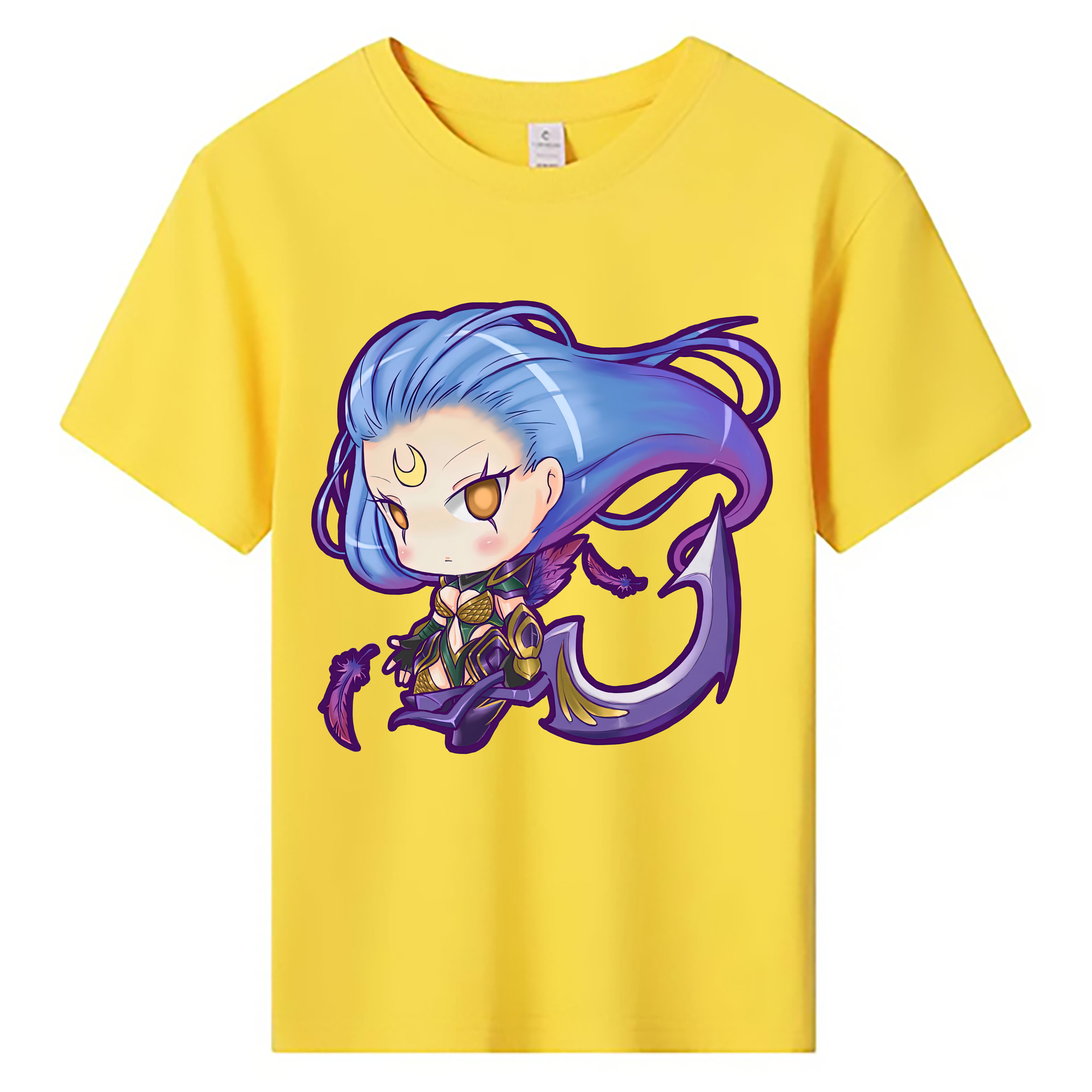（画像用） リーグ・オブ・レジェンド League of Legends LOL 綿100％キッズTシャツ（フロントプリント）
