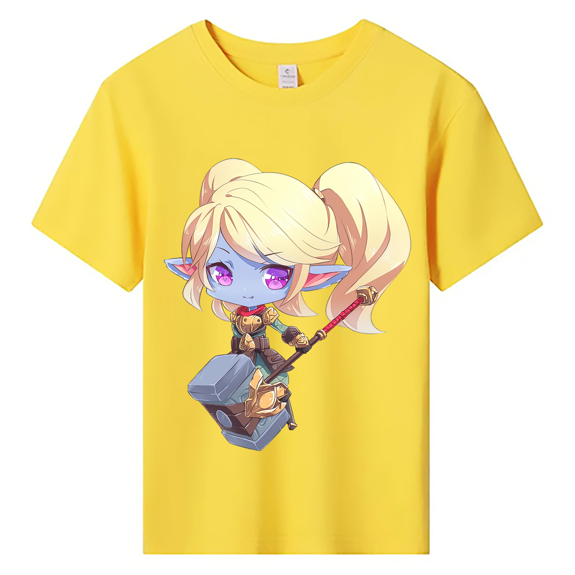 （画像用） リーグ・オブ・レジェンド League of Legends LOL 綿100％キッズTシャツ（フロントプリント）